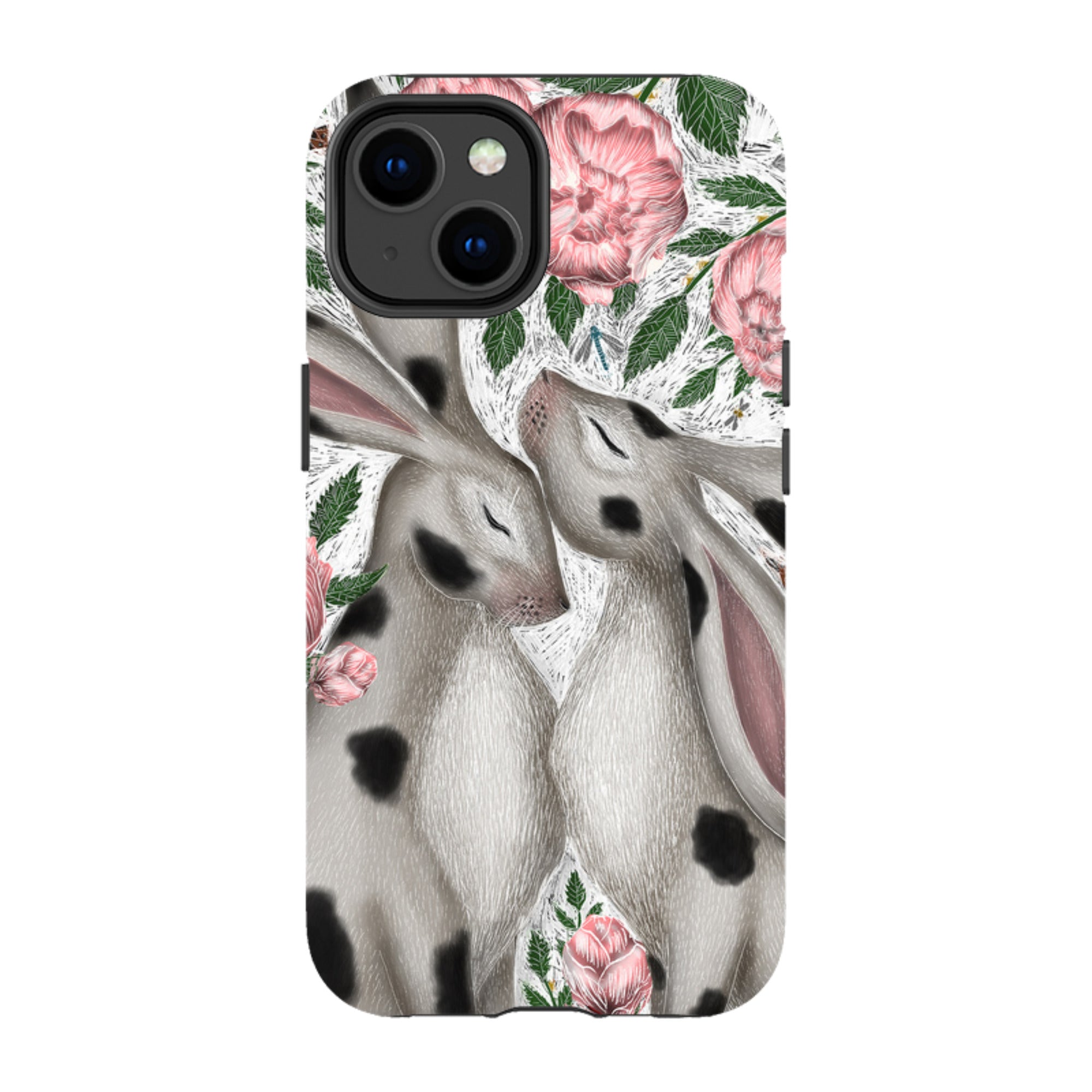 iPhone Tough Case - Hares And Peonies By Catherine Rowe