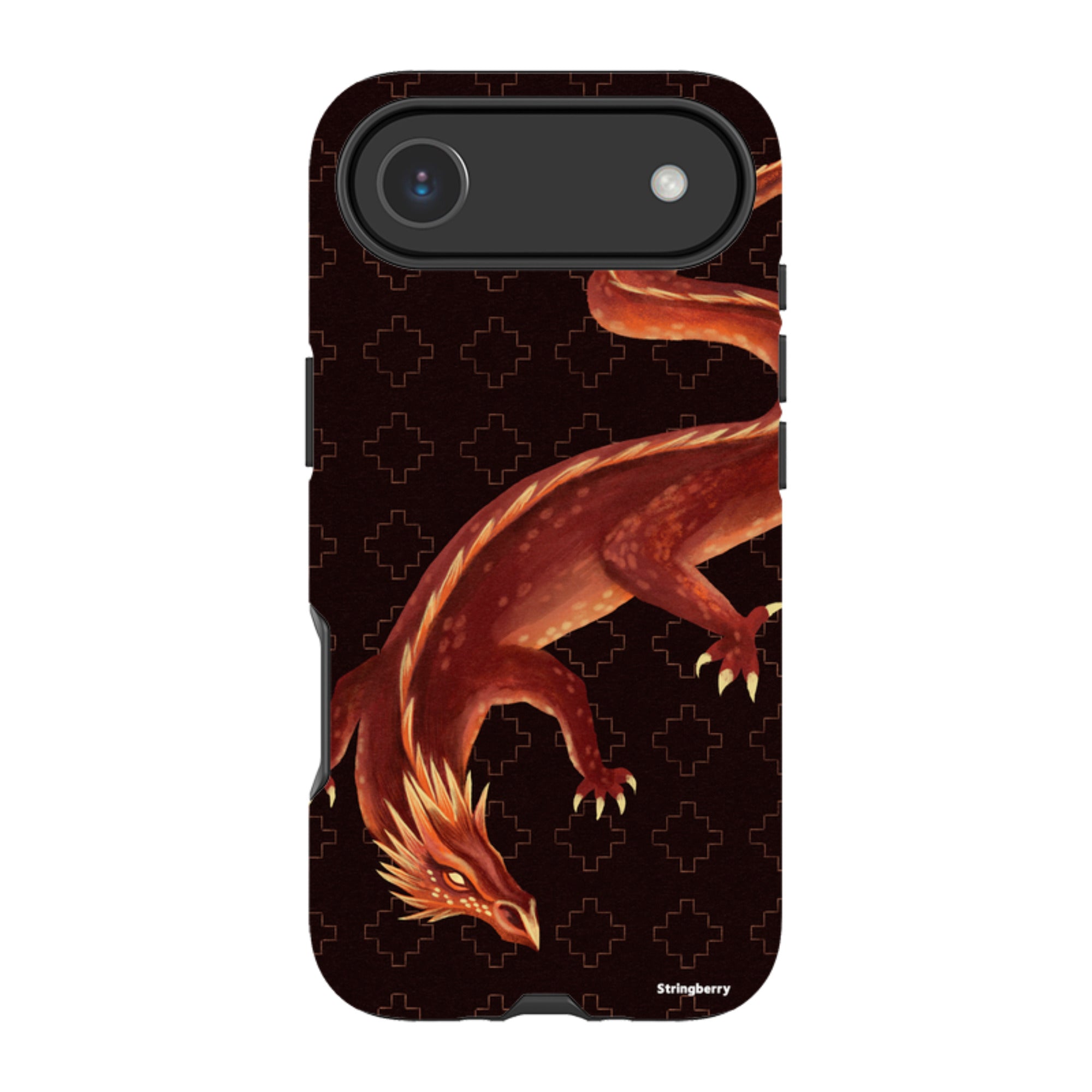 iPhone Tough Case - Beowulf Dragon By Anna Stead