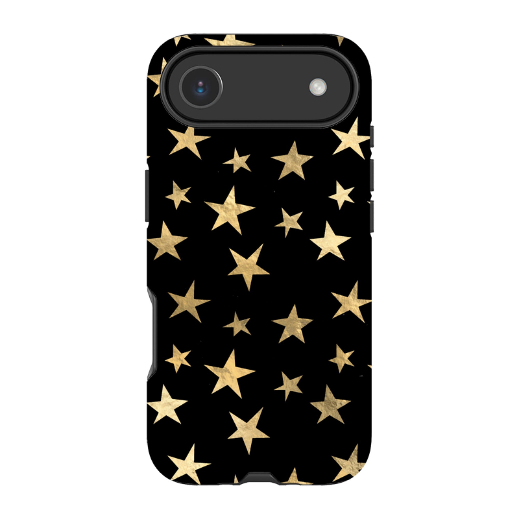 iPhone MagSafe Tough Case - Black and Gold Stars