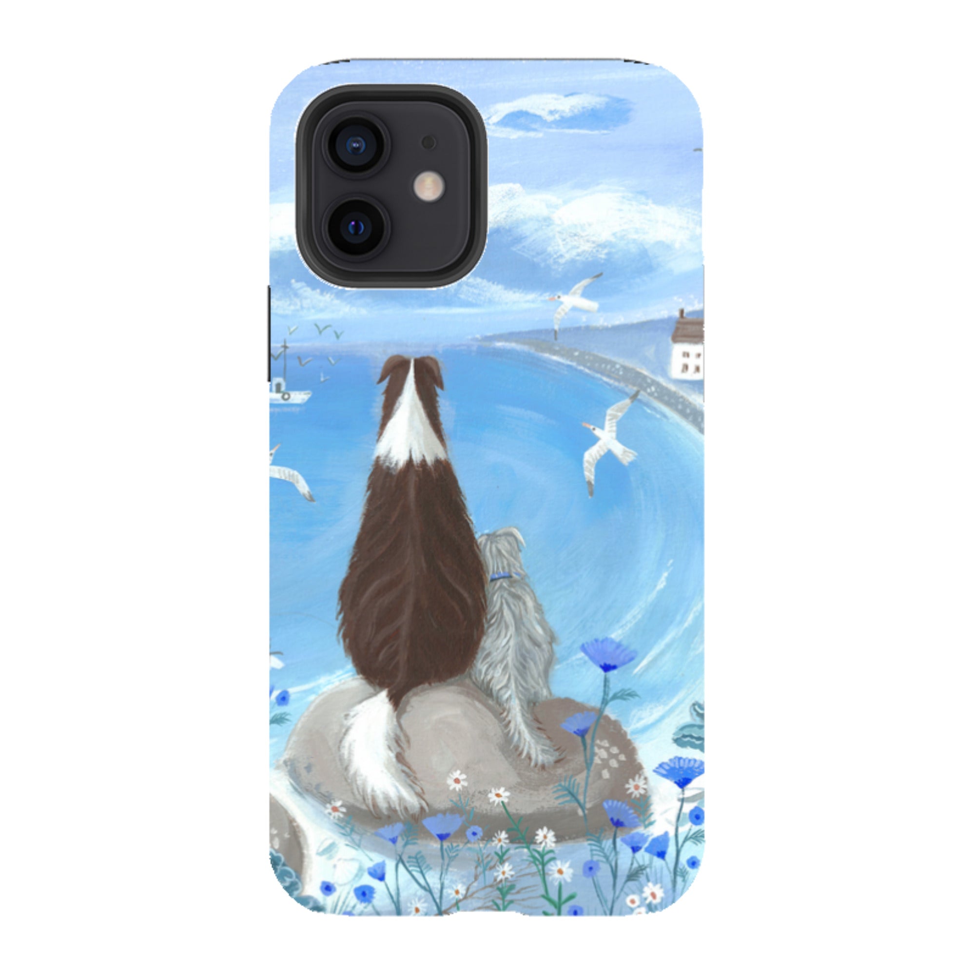 iPhone Tough Case - Beach Dog By Mary Stubberfield