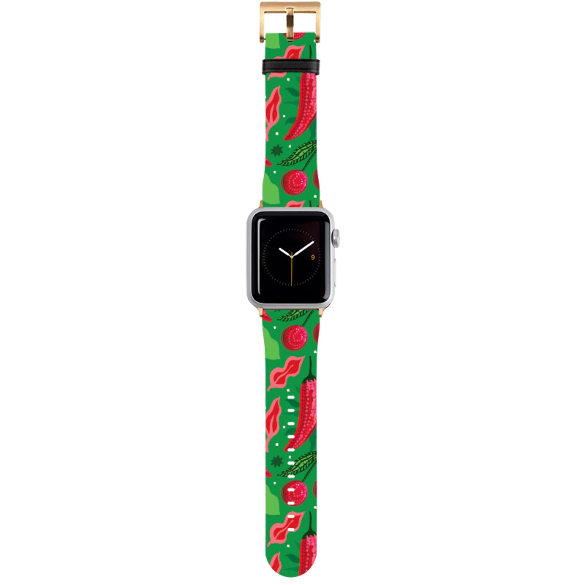 Chilli Cherry 1 Apple Watch Strap By Emma Frances Grant