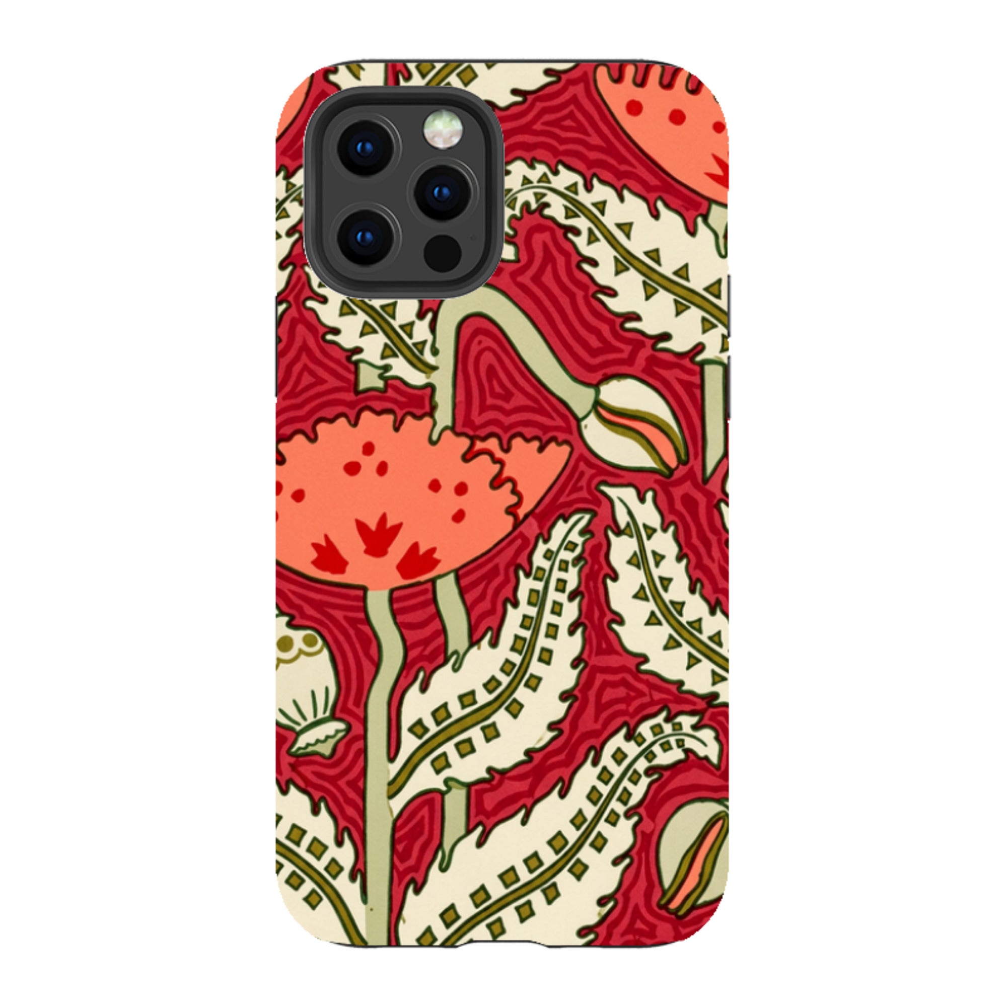 iPhone Tough Case - William Morris Red Floral