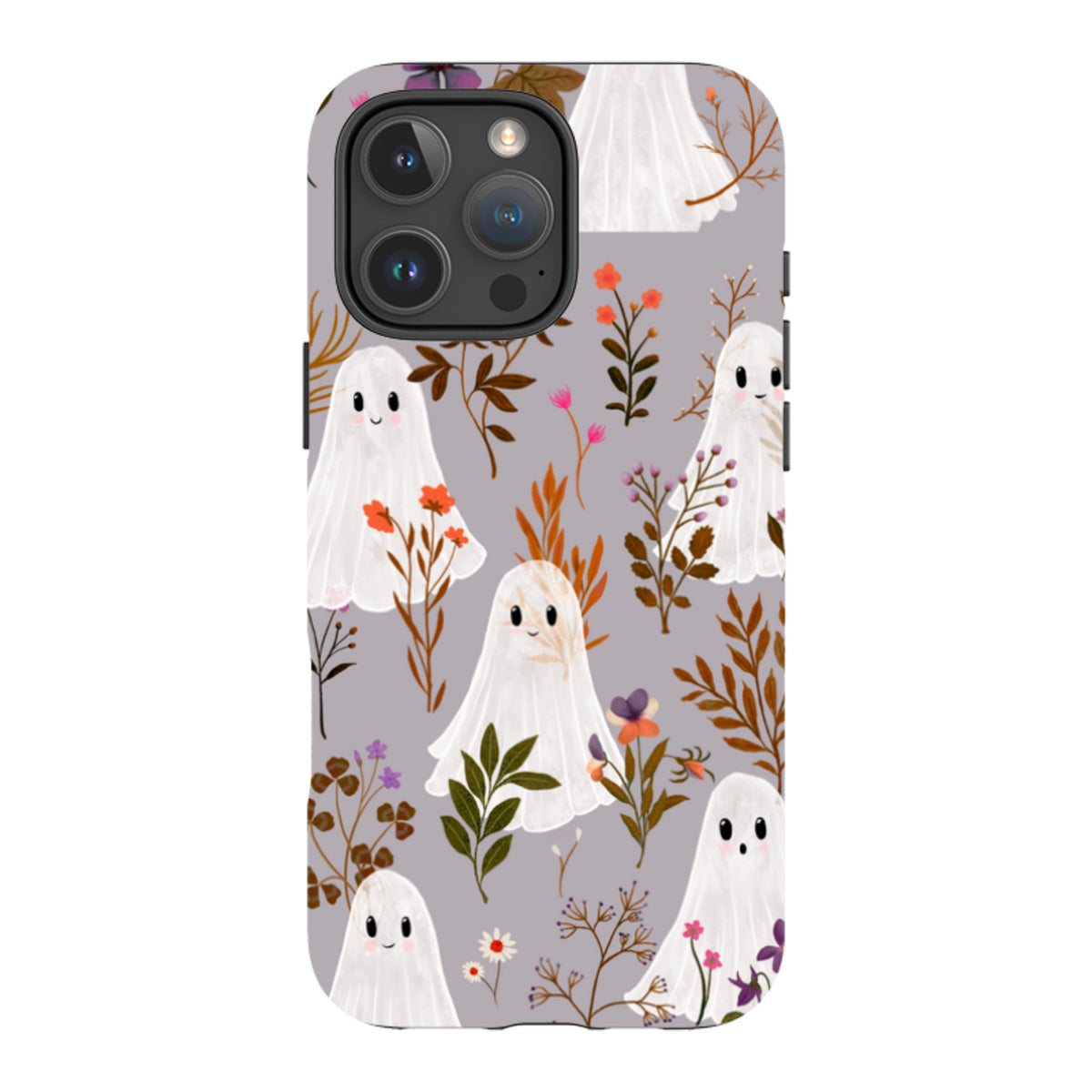 iPhone Tough Case - Ghost in the Garden - Mauve By Katherine Quinn
