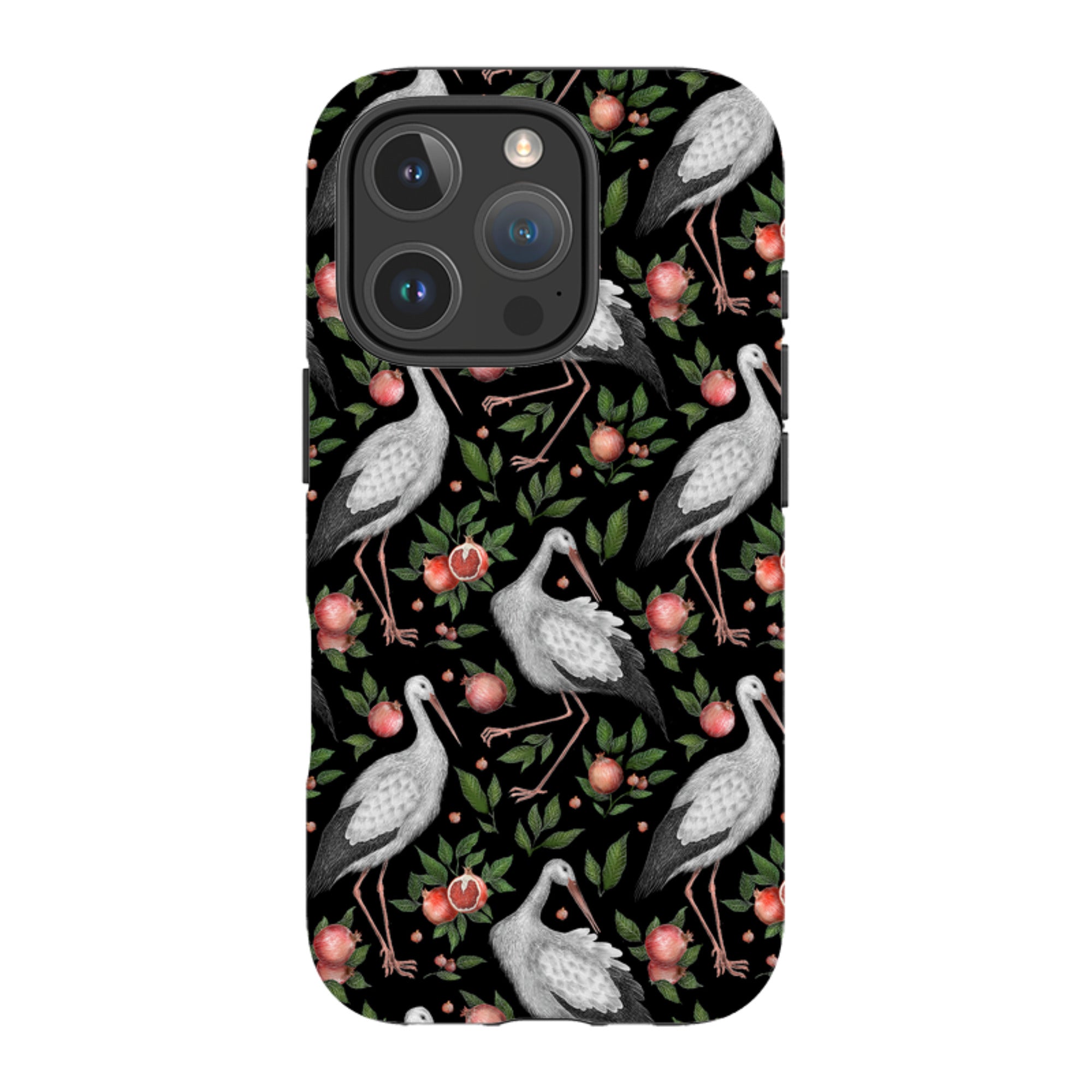 iPhone Tough Case - Stork Pattern By Catherine Rowe