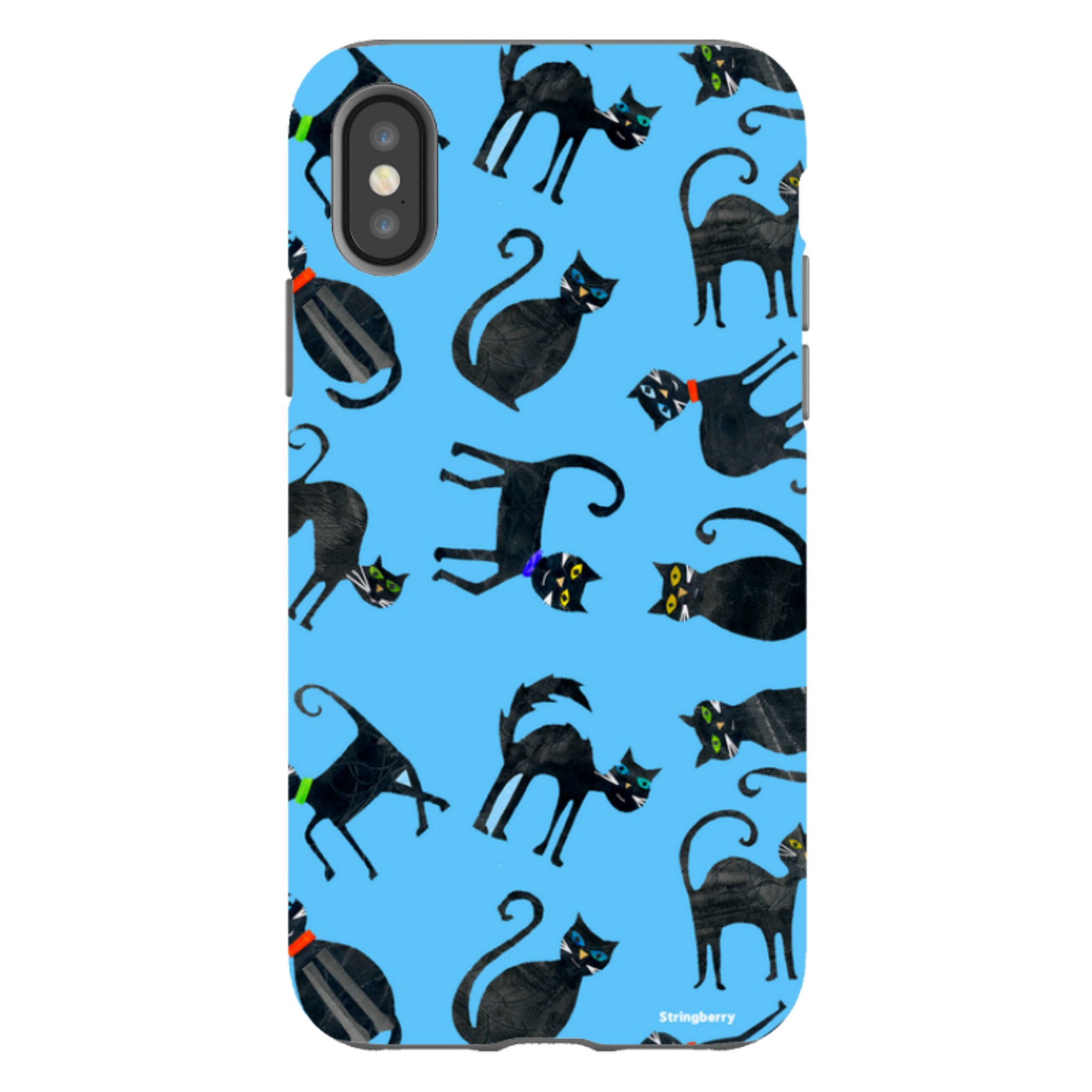 iPhone Tough Case - Tossed Cats By Tracey English