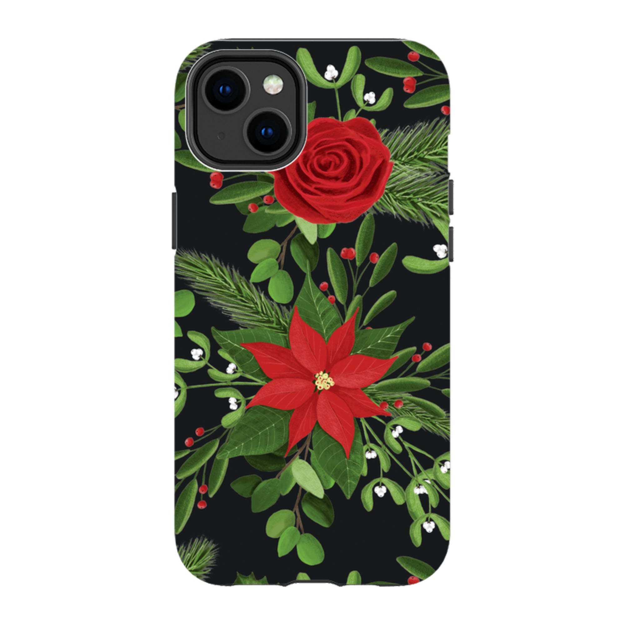 iPhone Tough Case - Black White Plaid By Abby Jacobs