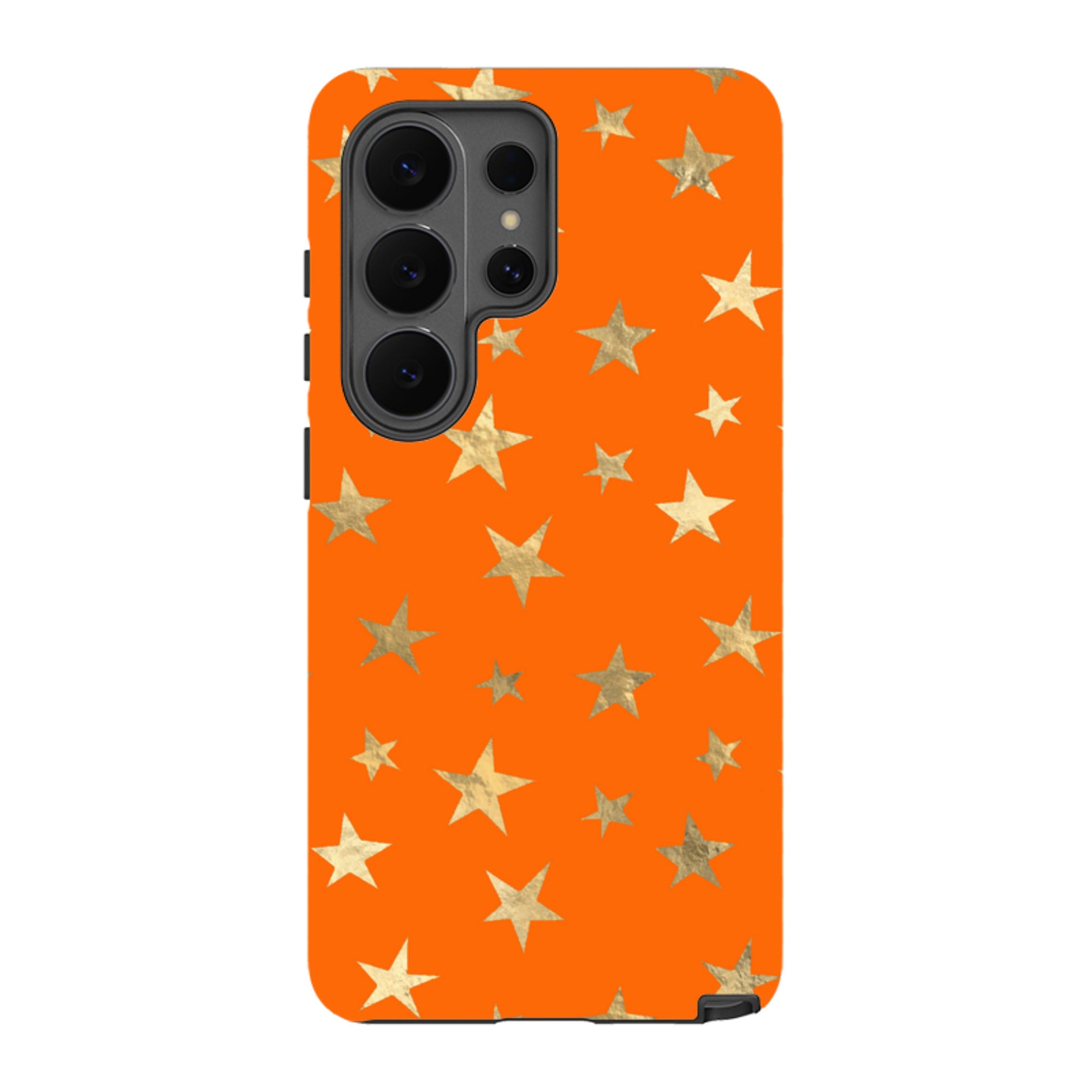 Samsung Tough Case - Orange and Gold Stars