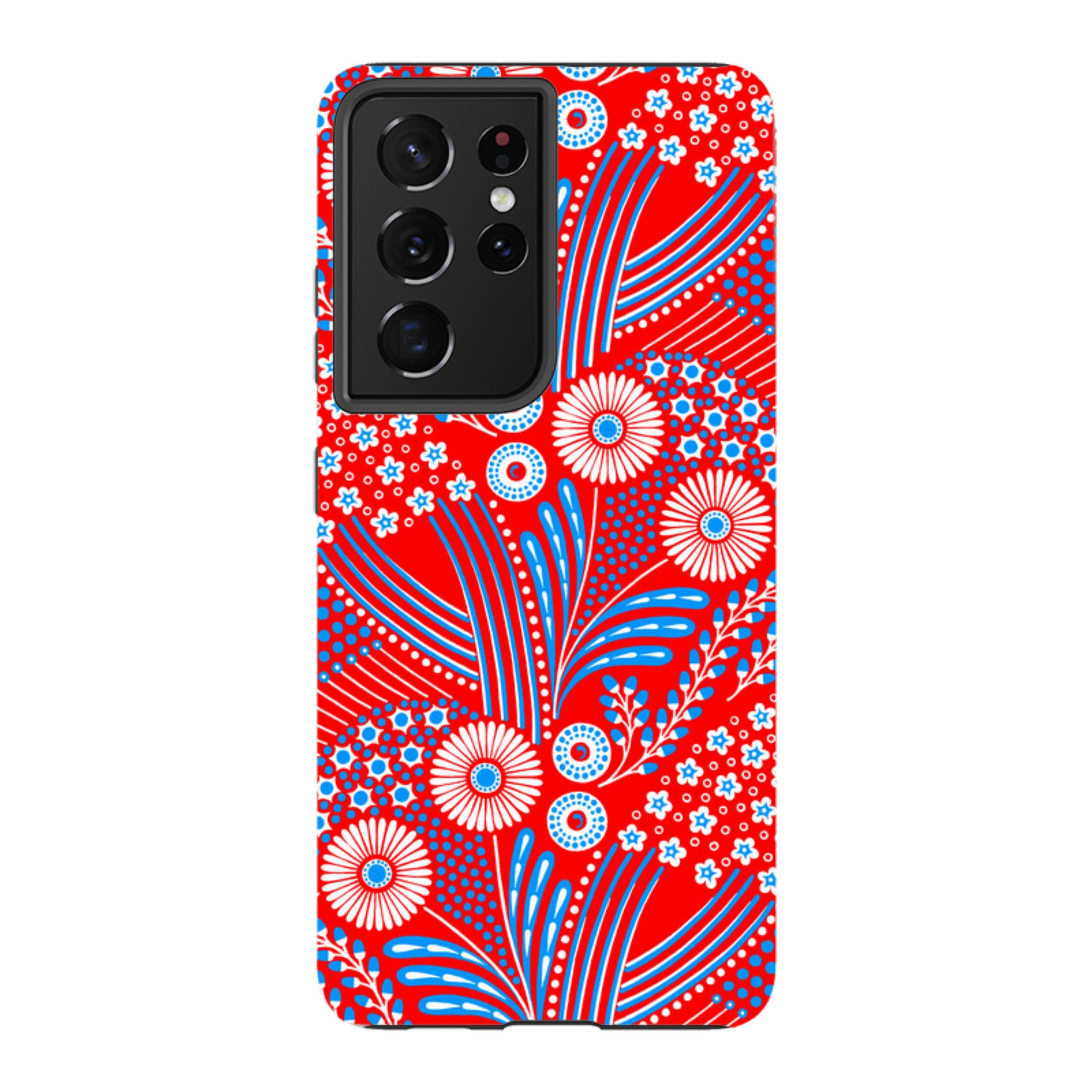Samsung Tough Case - Red Bouquet By Cressida Bell
