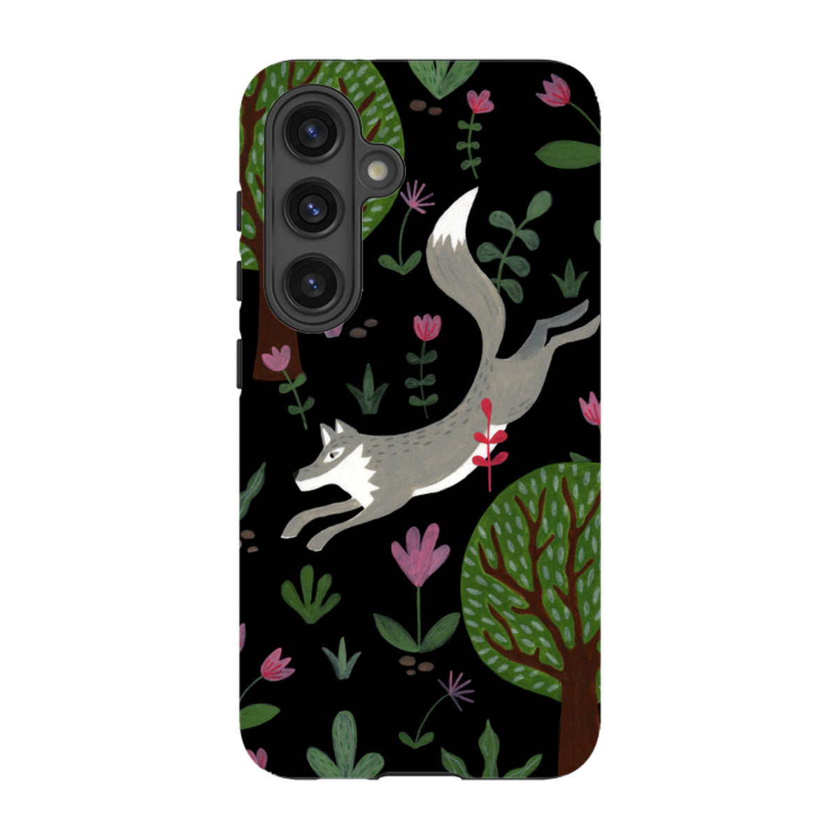 Samsung Tough Case - Wolf In Trees By Bex Parkin