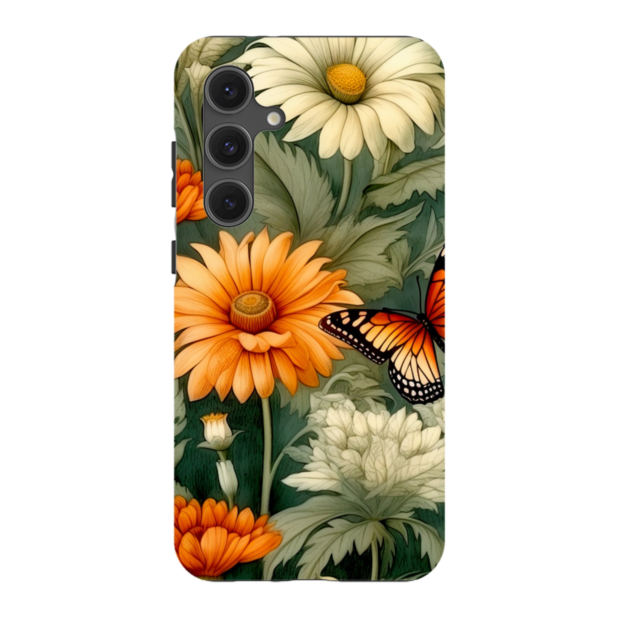 Samsung Tough Case - Butterfly Daisies IV