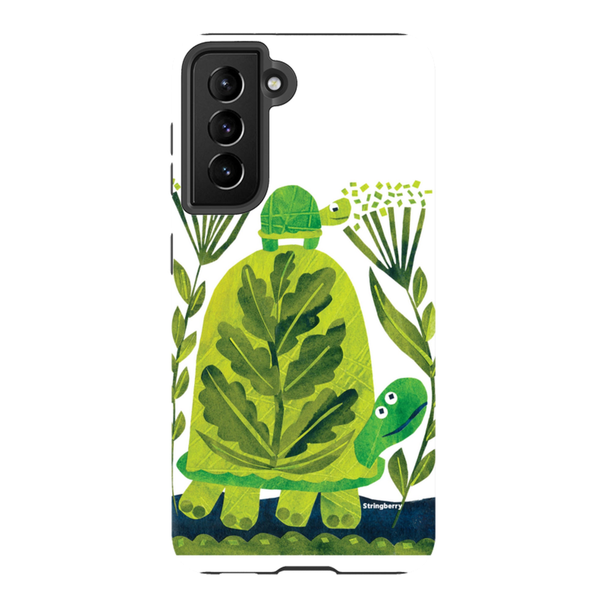 Samsung Tough Case - Folk Tortoise By Tracey English