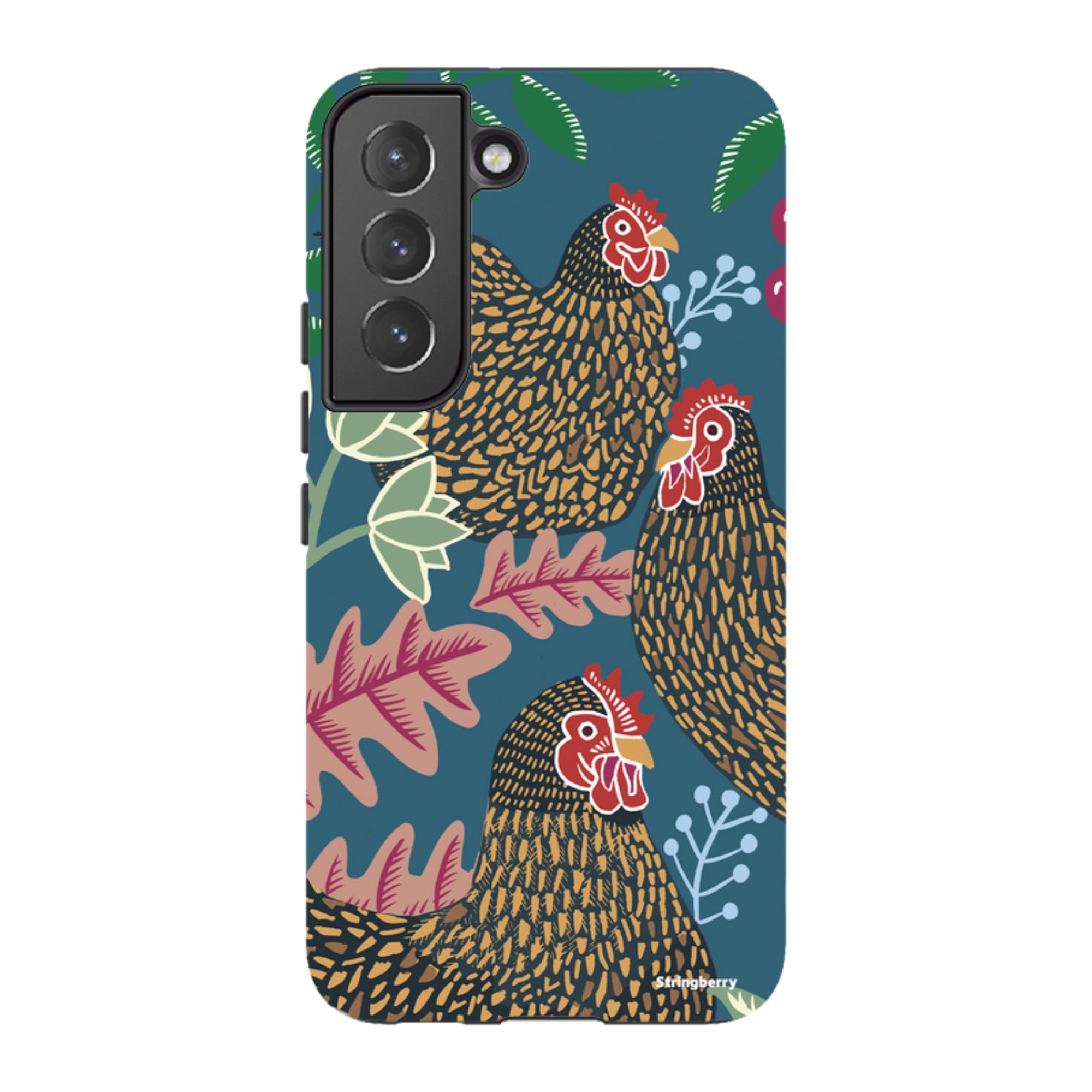 Samsung Tough Case - Three French Hens By Kate Heiss