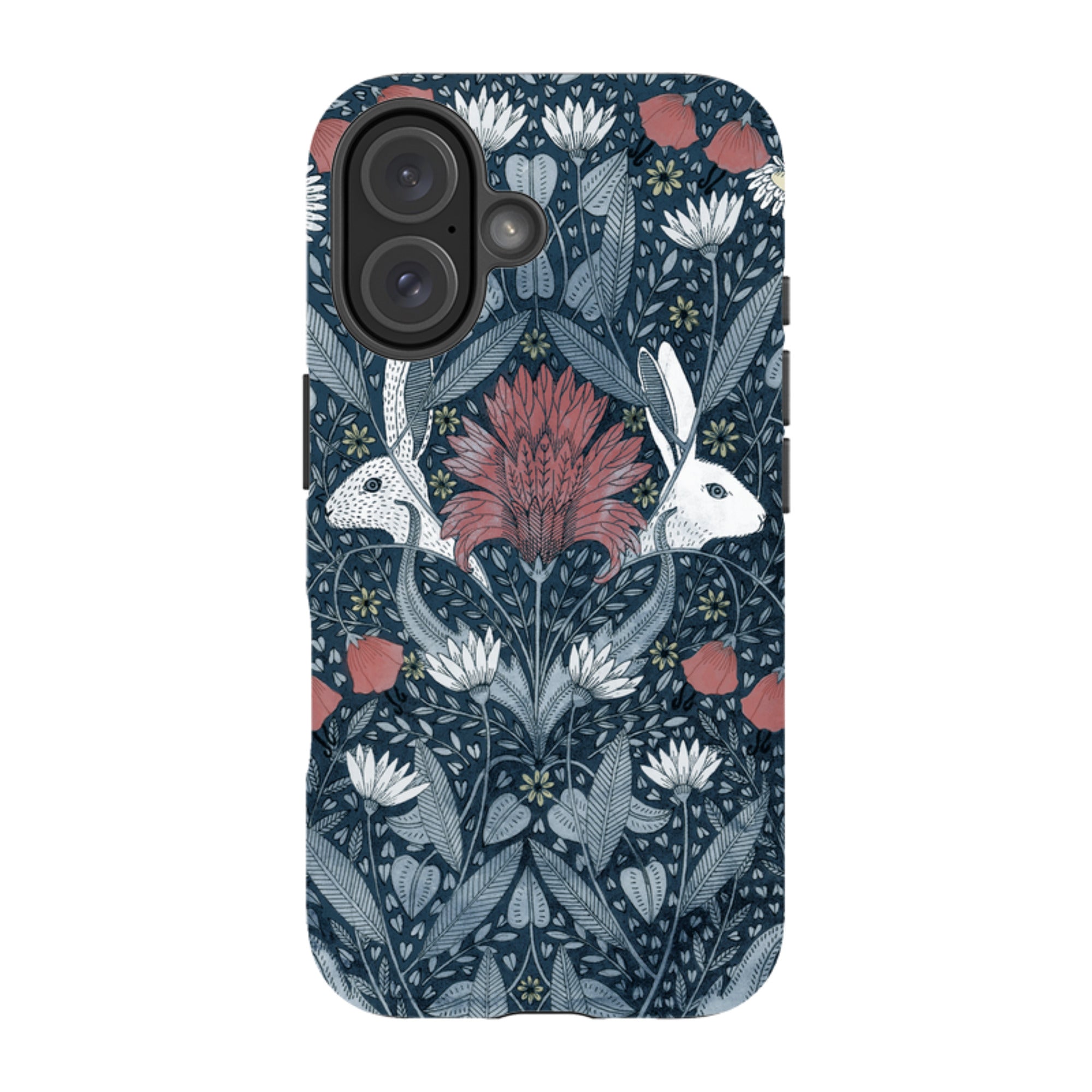 iPhone Tough Case - Two Rabbits By Maria Matos