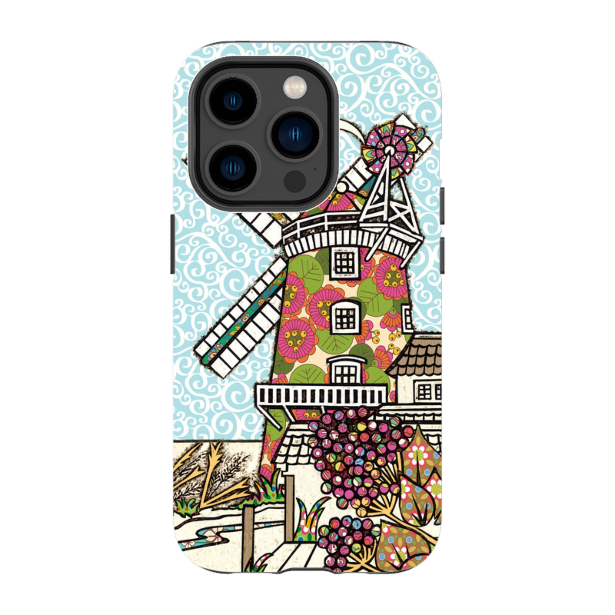 iPhone MagSafe Tough Case -  Cley Windmill By Amelia Bowman