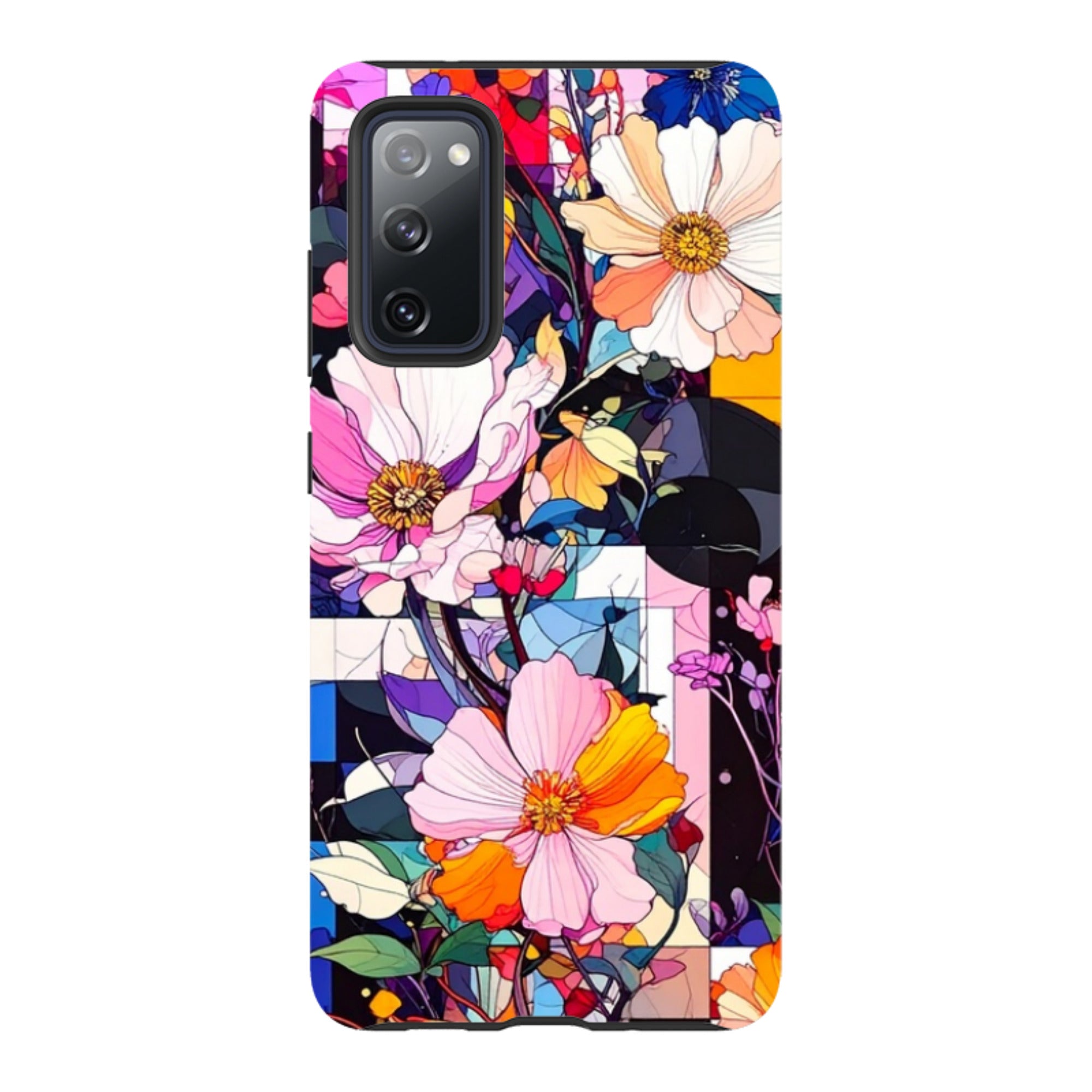 Samsung Tough Case - Block Floral