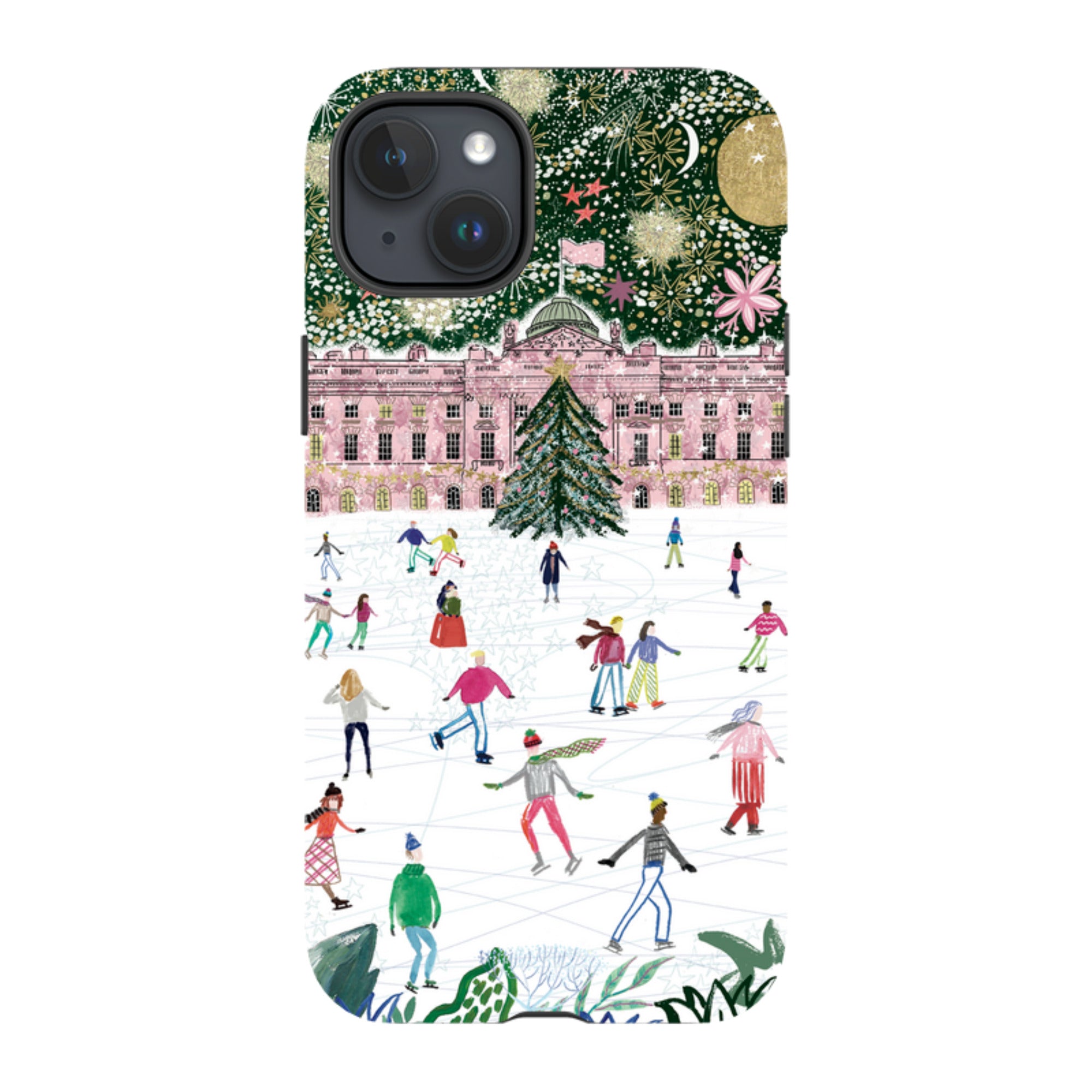 iPhone Tough Case - Skating At Somerset House By Emma Frances Grant