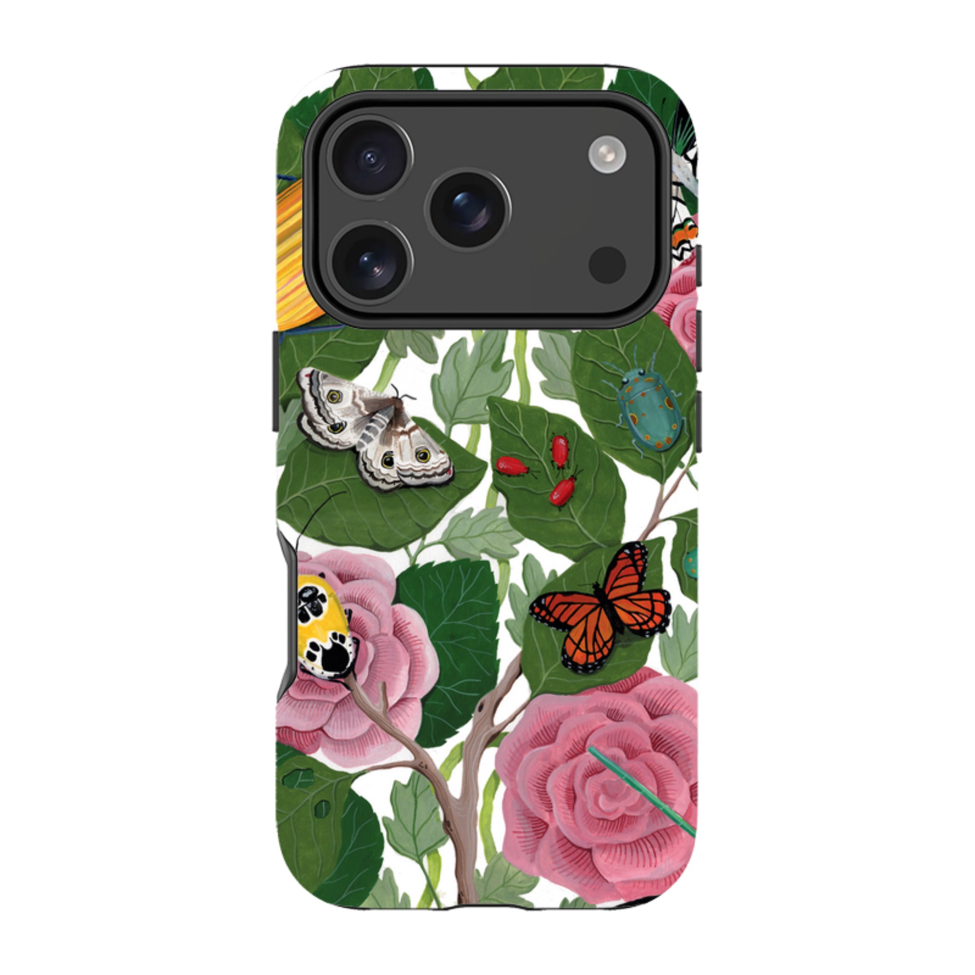 iPhone Tough Case - Butterflies And Beatles By Bex Parkin