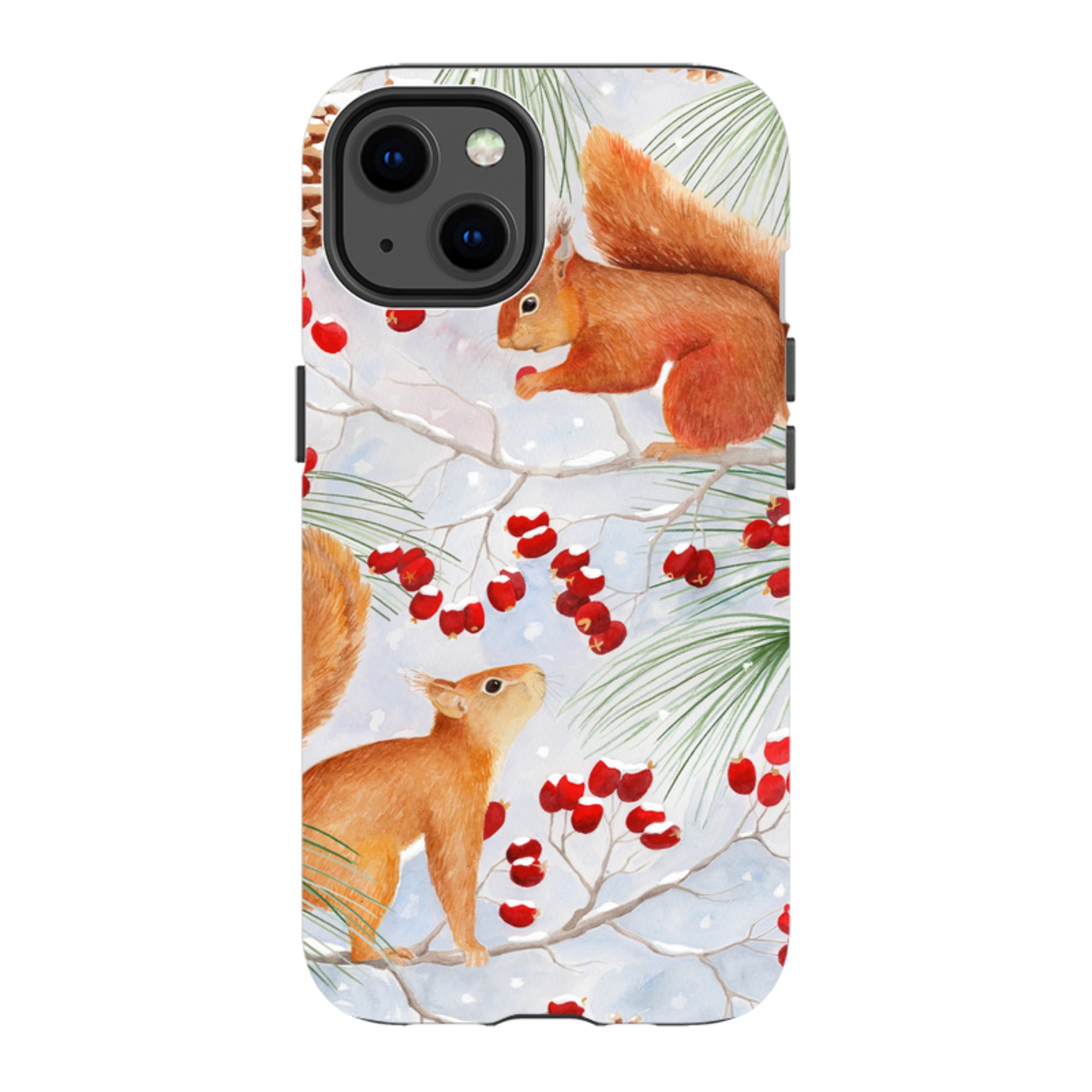 iPhone Tough Case - Red Squirrels By Bex Parkin