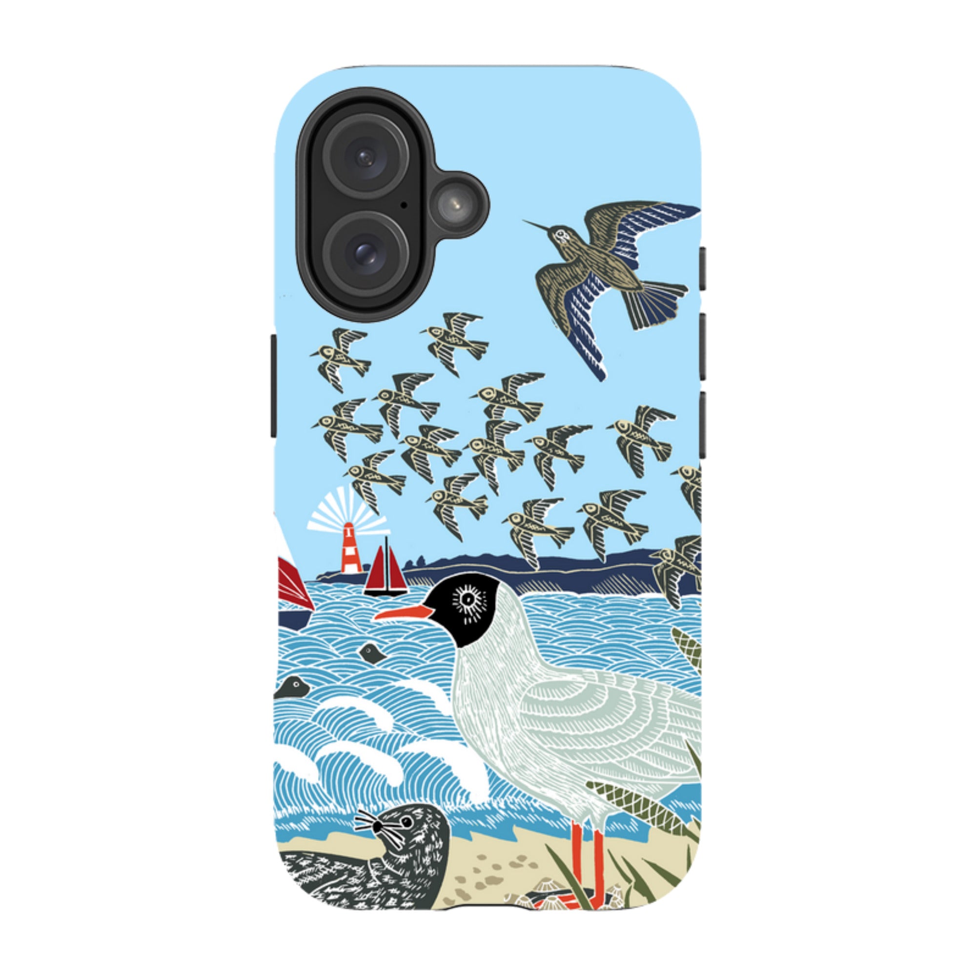 iPhone Case - Seagulls and Seals By Kate Heiss