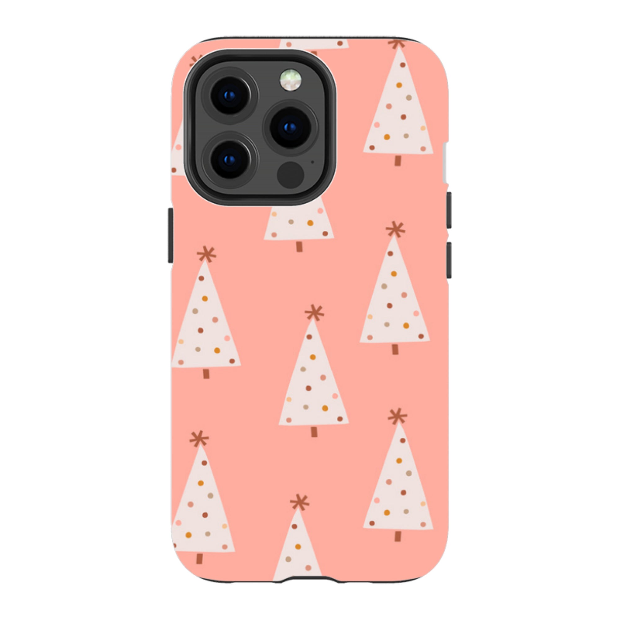 iPhone MagSafe Tough Case - Pink Xmas Tree