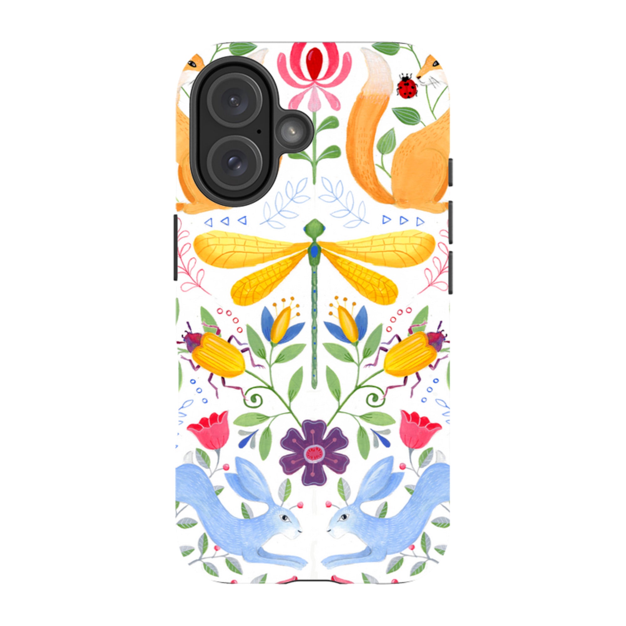 iPhone Tough Case - Folk Garden By Bex Parkin