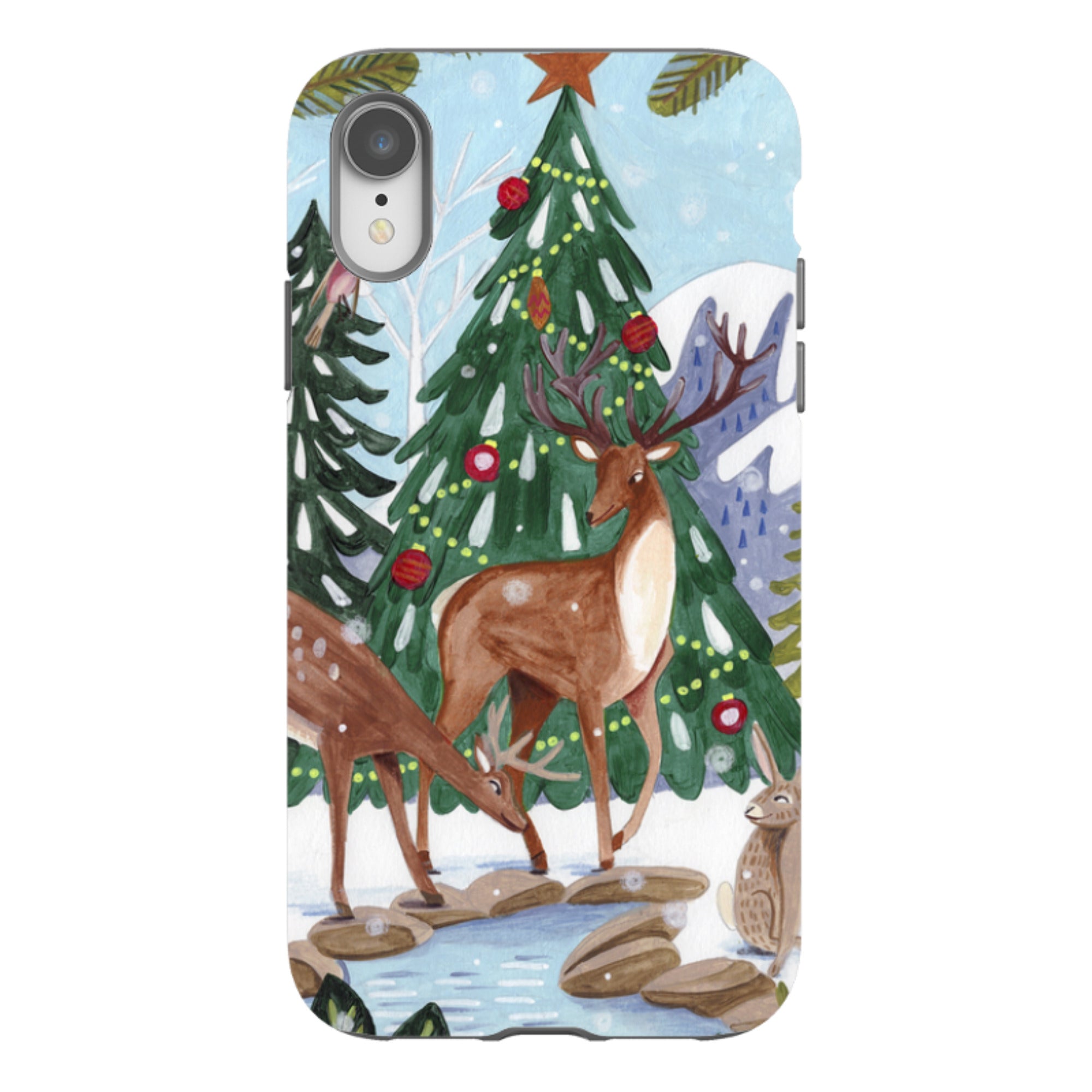 iPhone Tough Case - Winter Forest By Caroline Bonne Muller