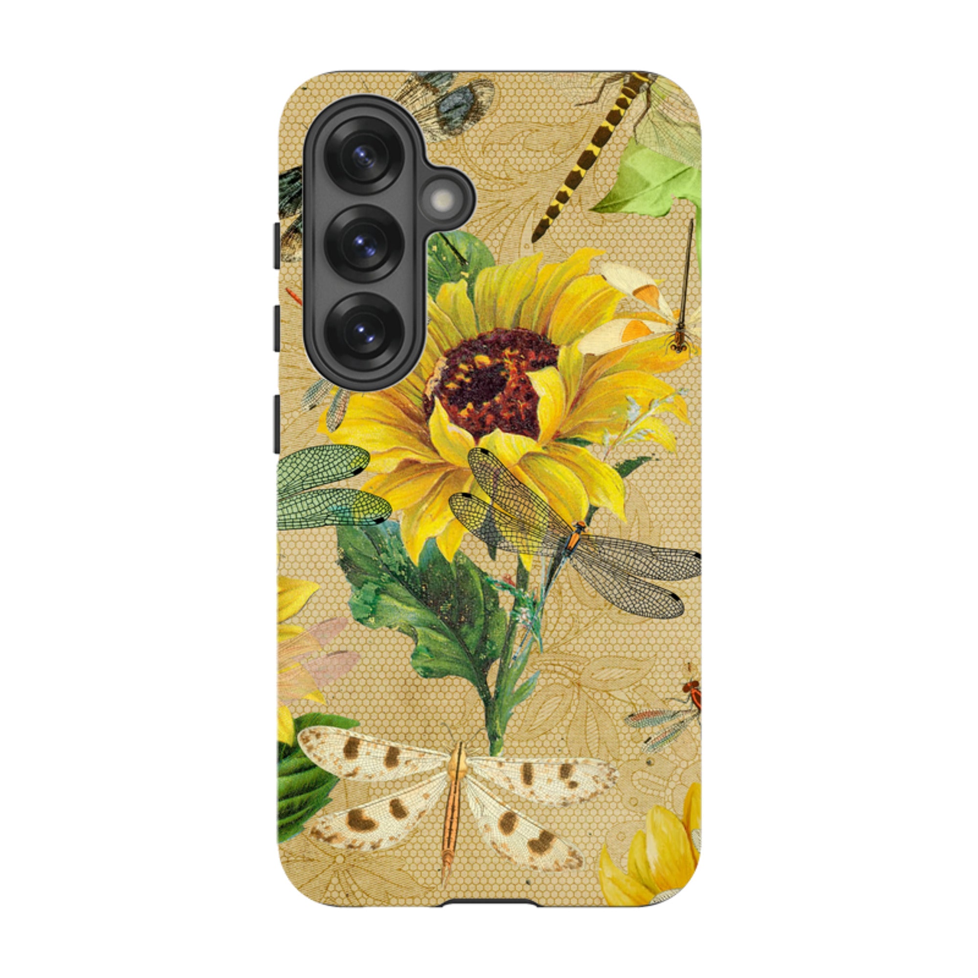 Samsung Tough Case - Dragonflies And Sunflowers