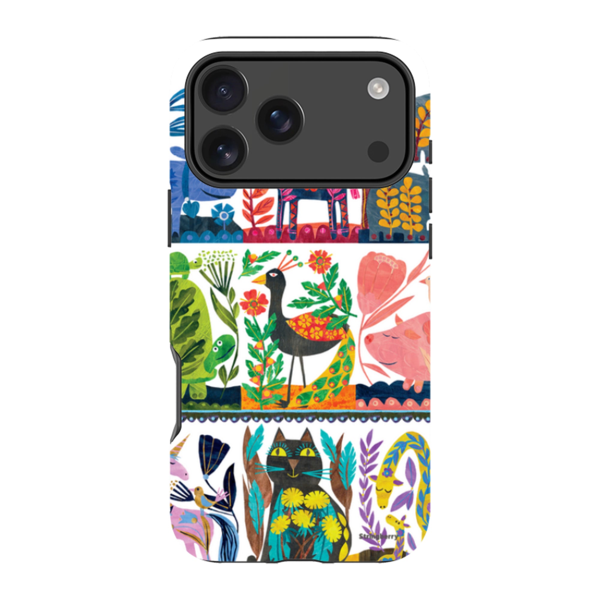 iPhone MagSafe Tough Case - Folk Colour By Tracey English