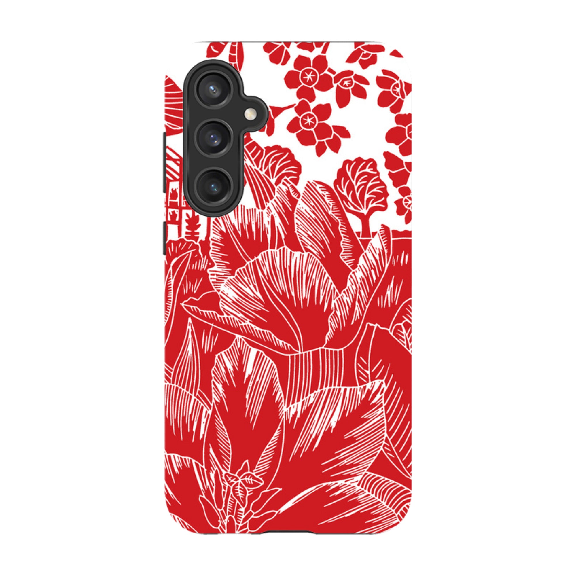 Samsung Tough Case - Tulip Silhouette By Kate Heiss