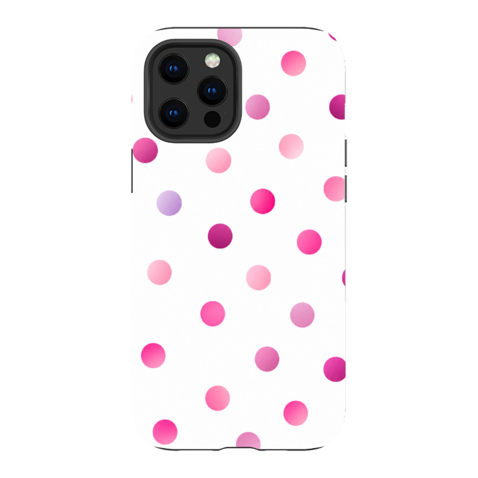 iPhone Tough Case - Pink Polka Dot