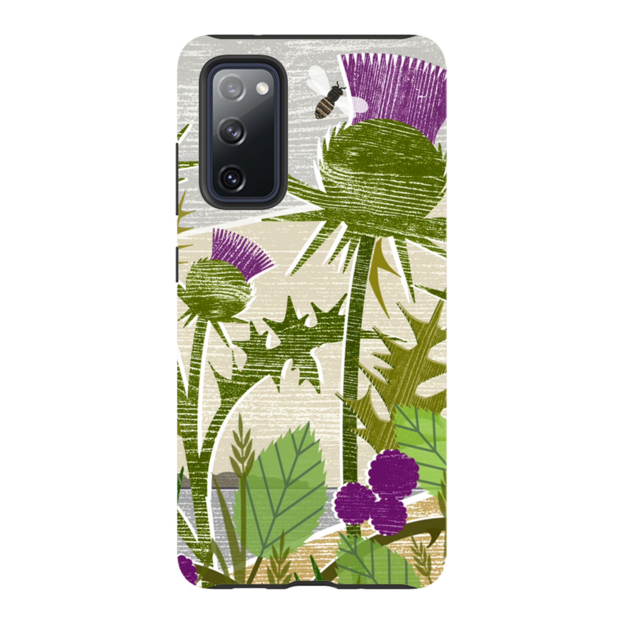 Samsung Tough Case - Purple Thistle By Liane Payne