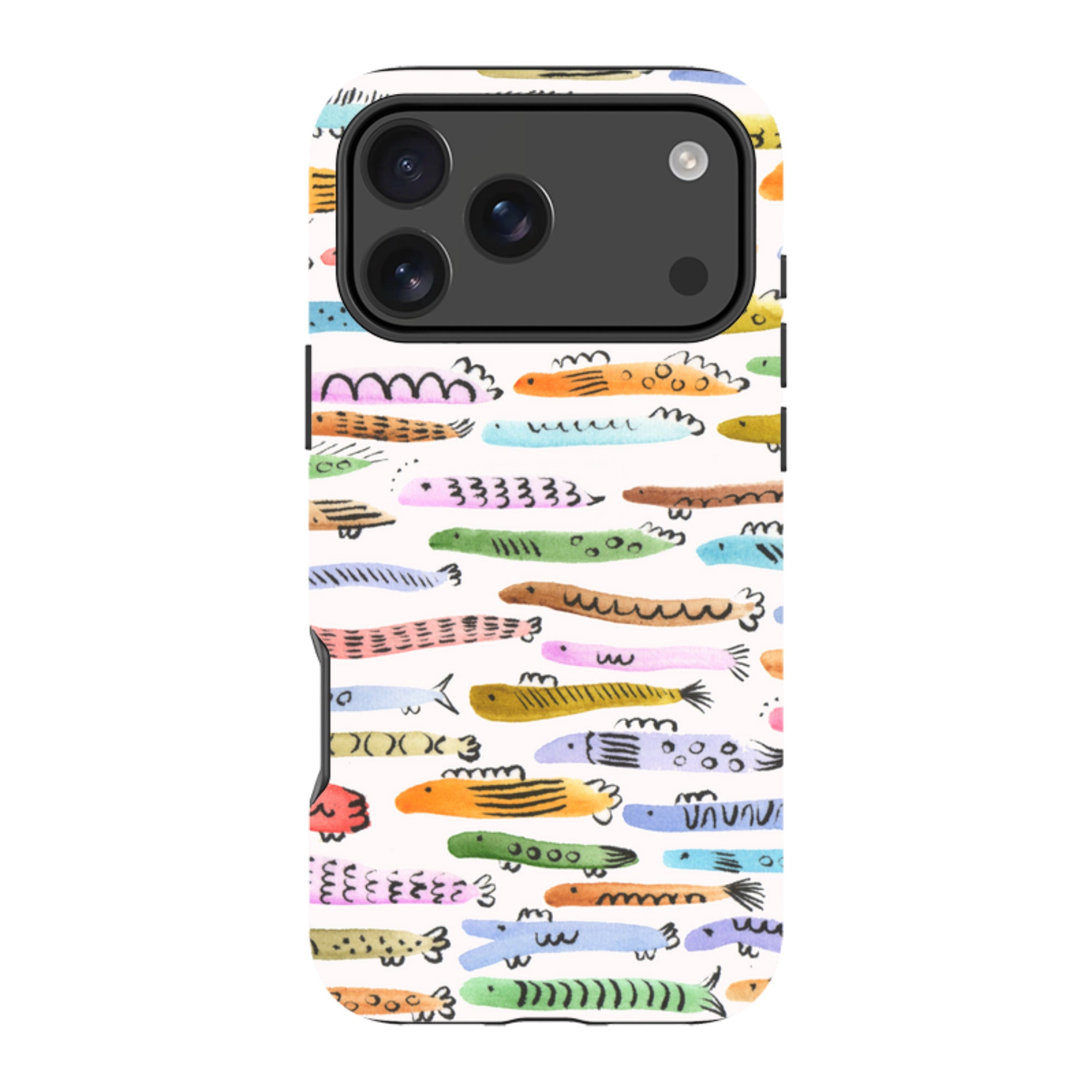 iPhone Tough Case - Colourful Fishes By Gabriela Larios