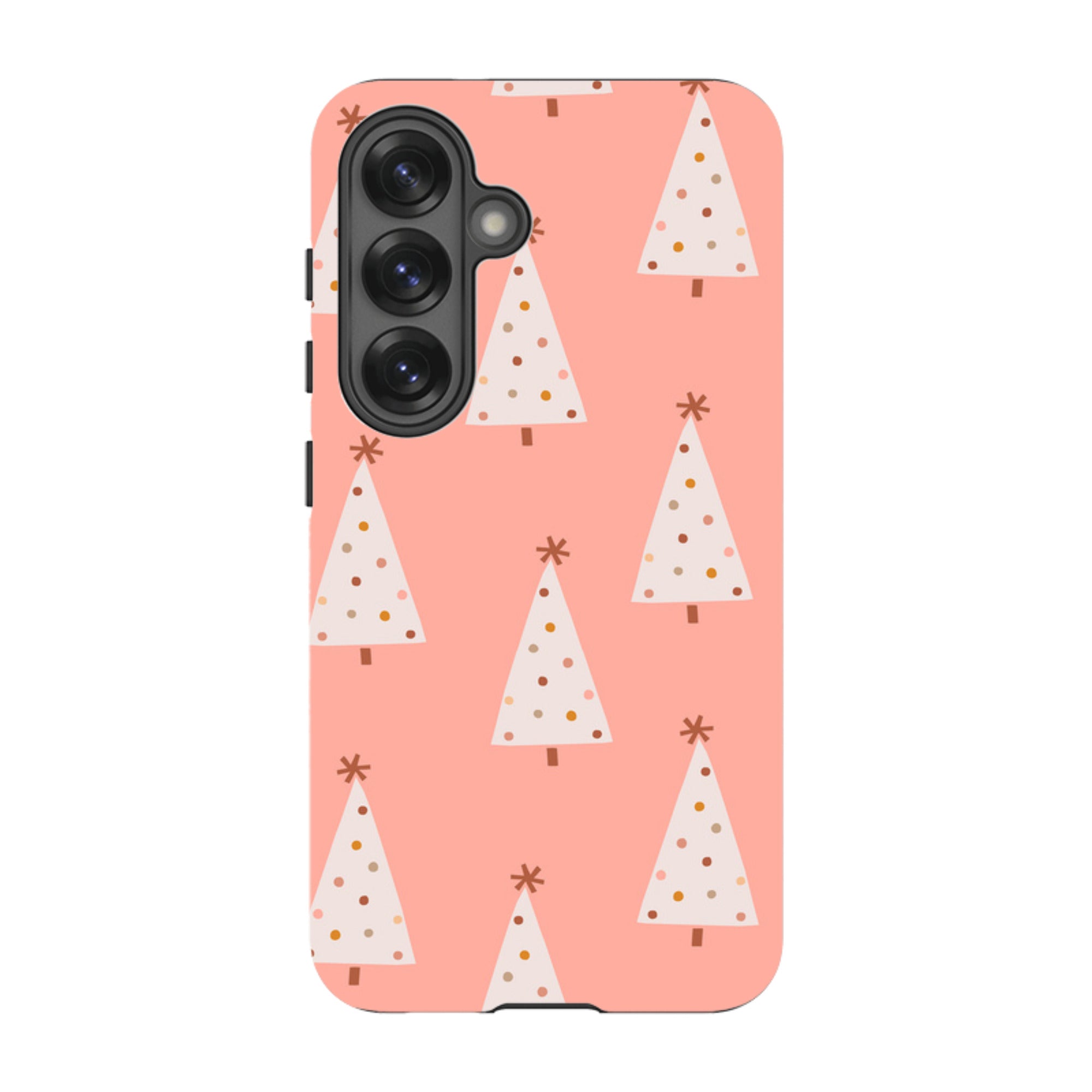 Samsung Tough Case - Pink Xmas Trees