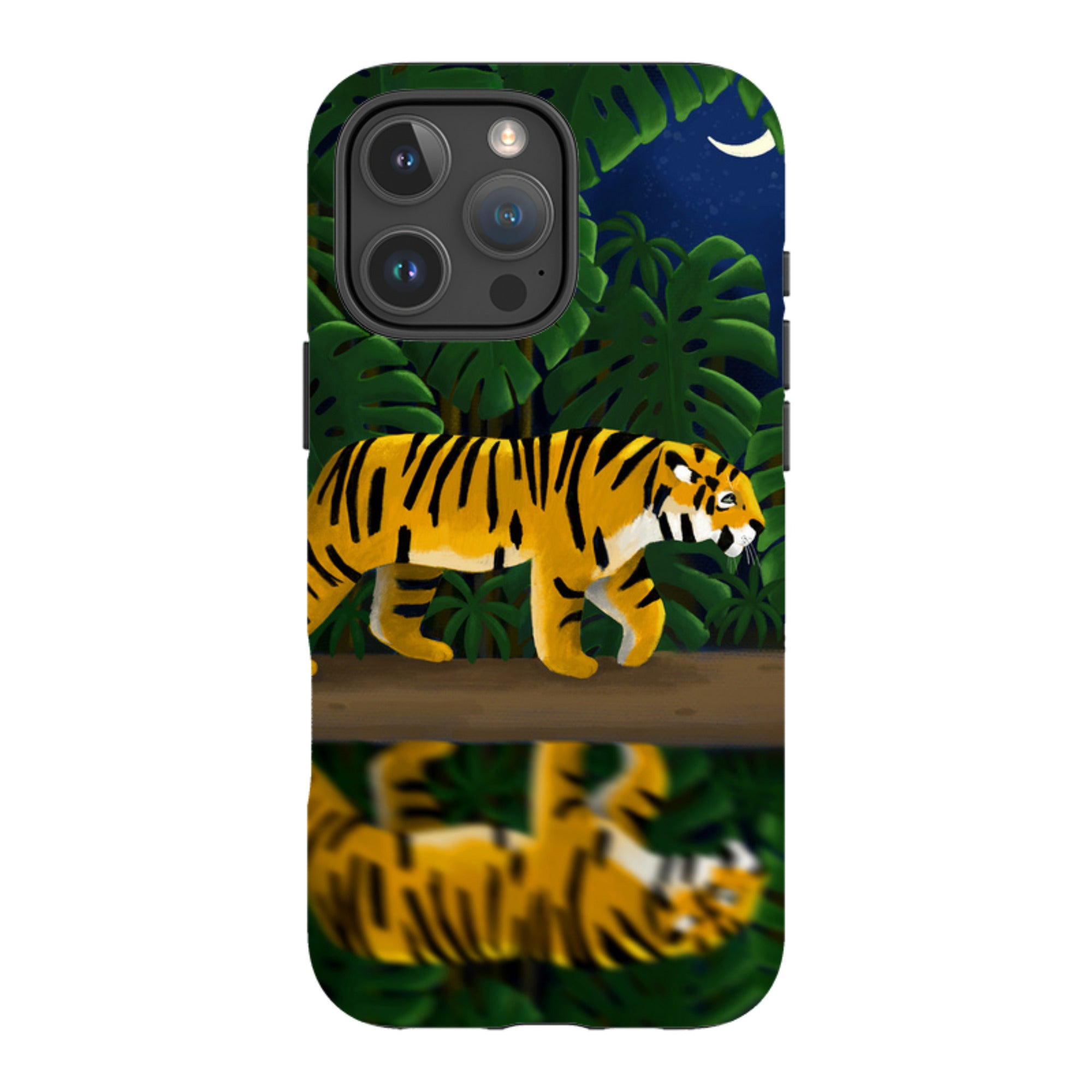 iPhone MagSafe Tough Case - Tiger Night By Bex Parkin
