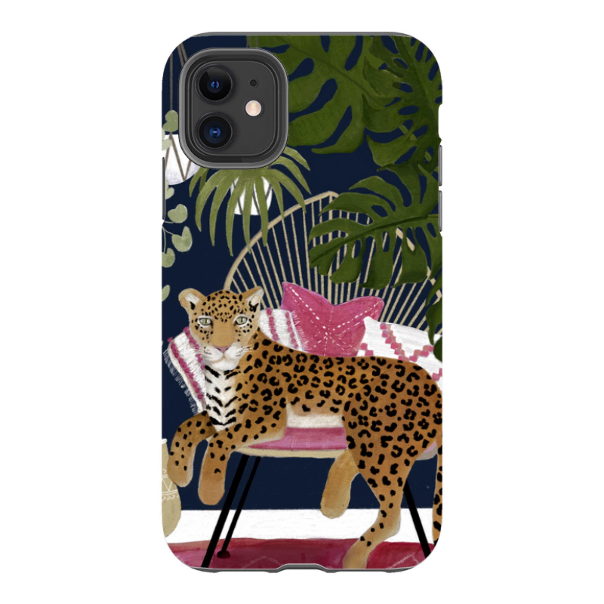 iPhone Tough Case - Boho Leopard By Bex Parkin