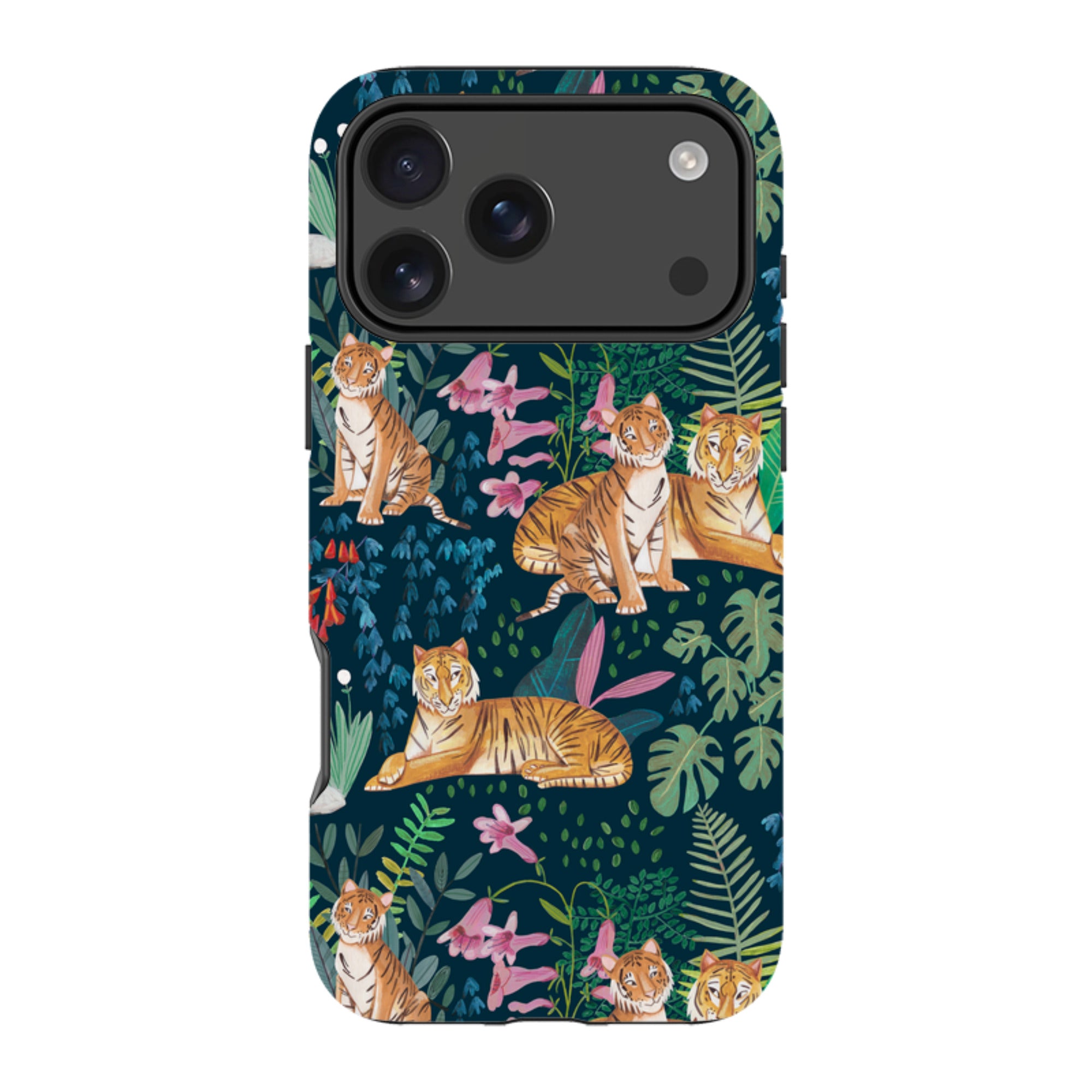 iPhone MagSafe Tough Case -  Tiger Pattern By Caroline Bonne Muller