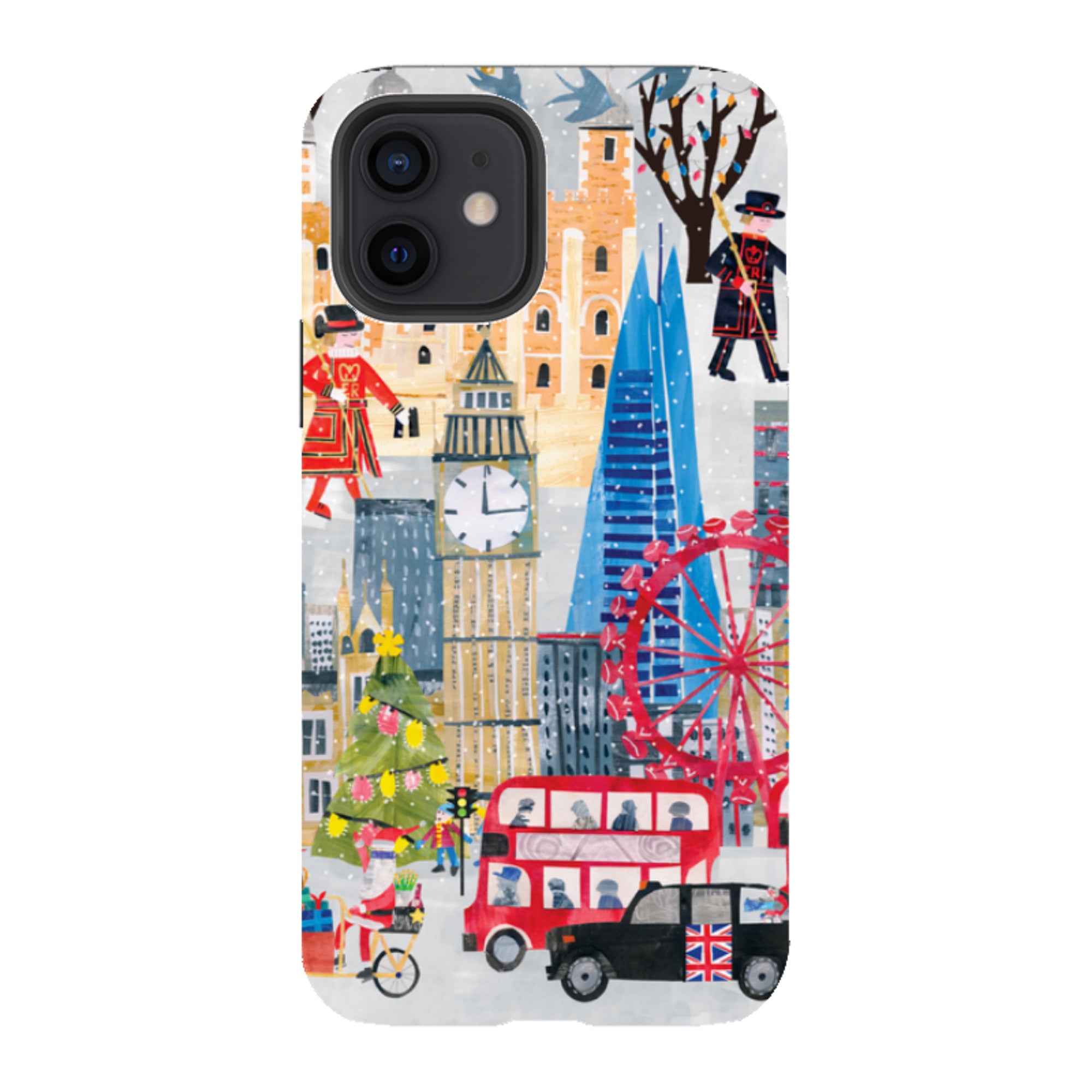 iPhone Tough Case - Christmas In London By Tracey English
