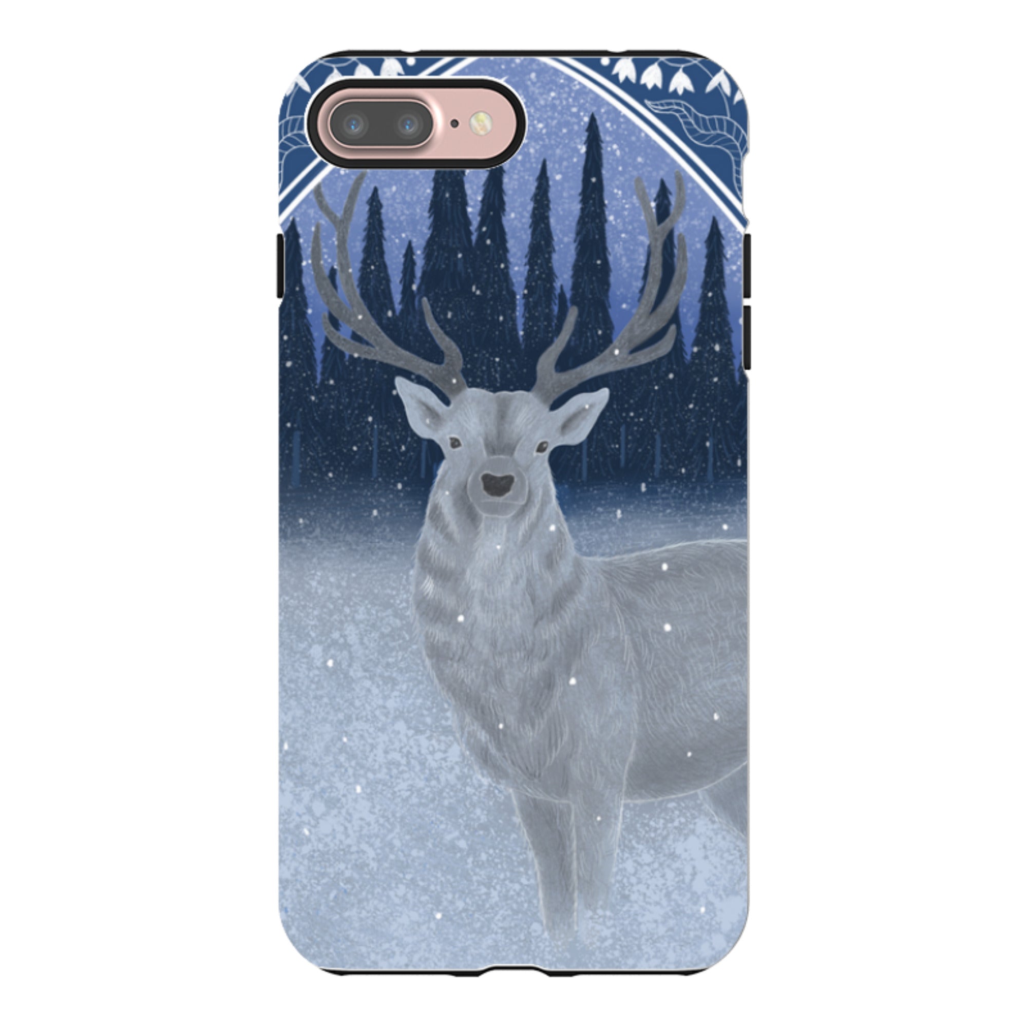 iPhone Tough Case - Winter Stag By Bex Parkin
