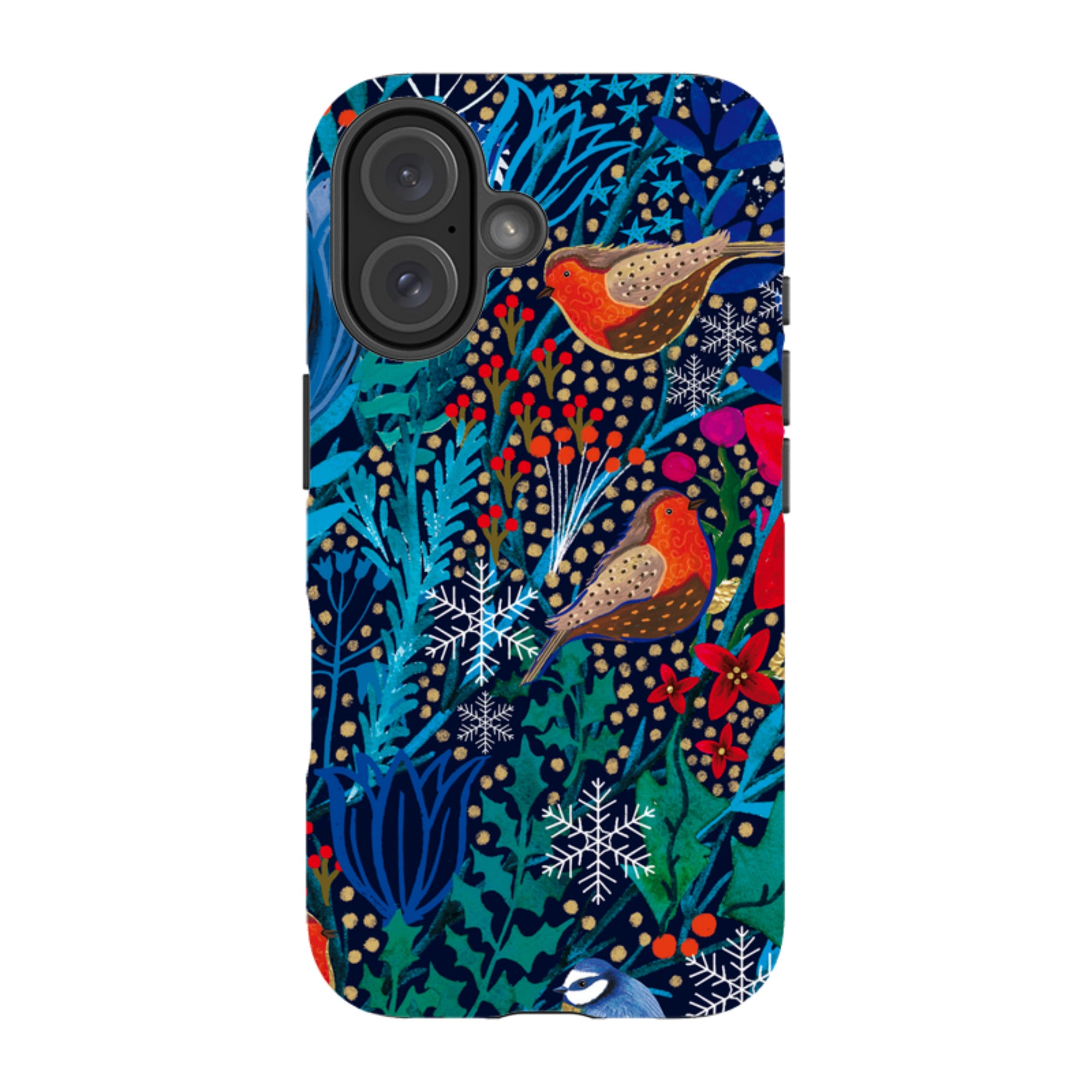 iPhone Tough Case - Xmas Robin III By Emma Frances Grant