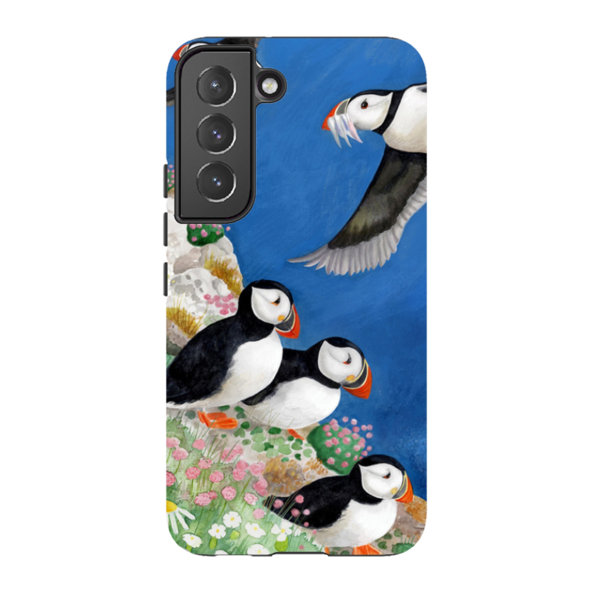 Samsung Tough Case - Puffins By Bex Parkin