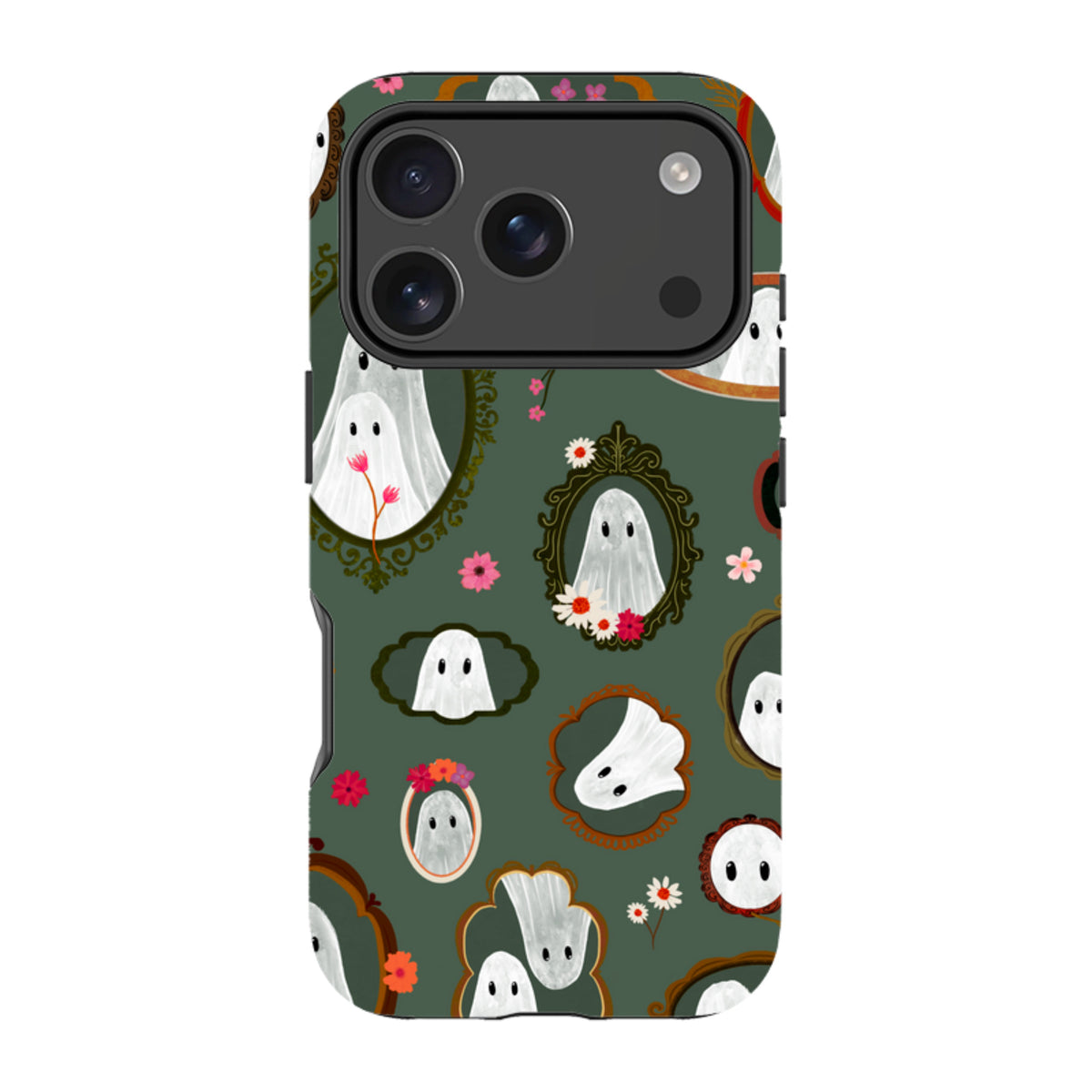 iPhone Tough Case - Framed Ghosts - Pine By Katherine Quinn