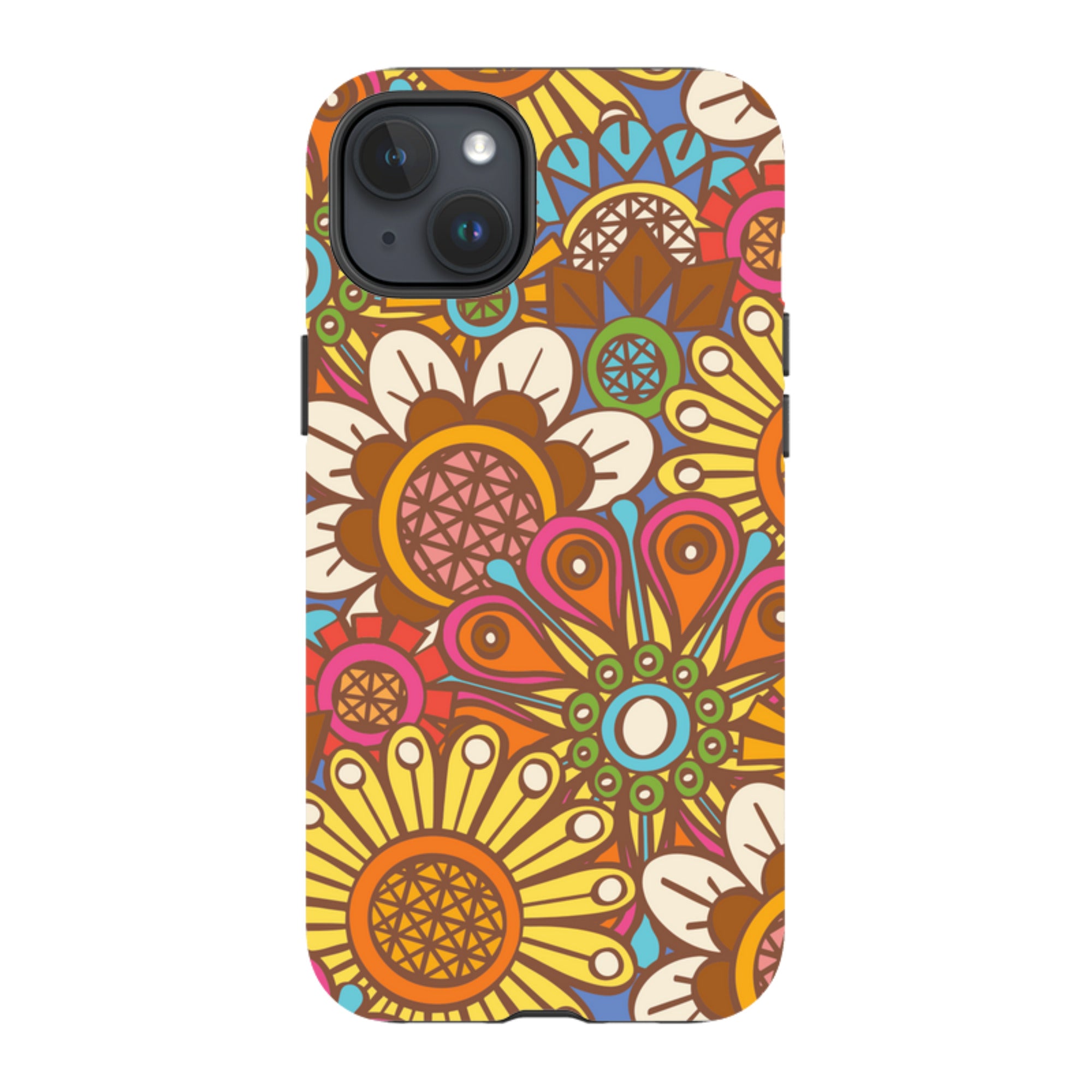 iPhone MagSafe Tough Case - Retro Posy Brights By Amelia Bowman