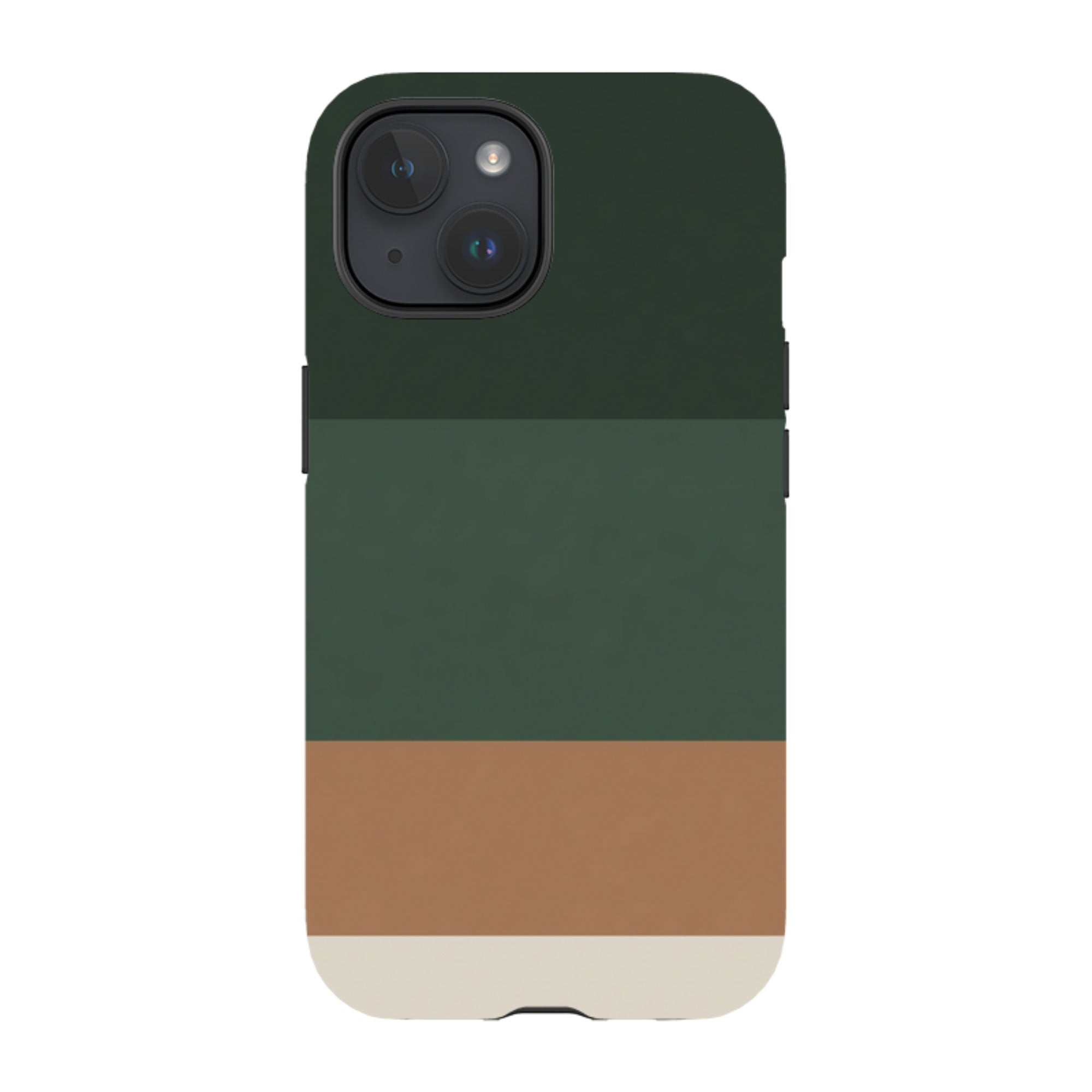 iPhone Tough Case - Terracotta and Green Gradient