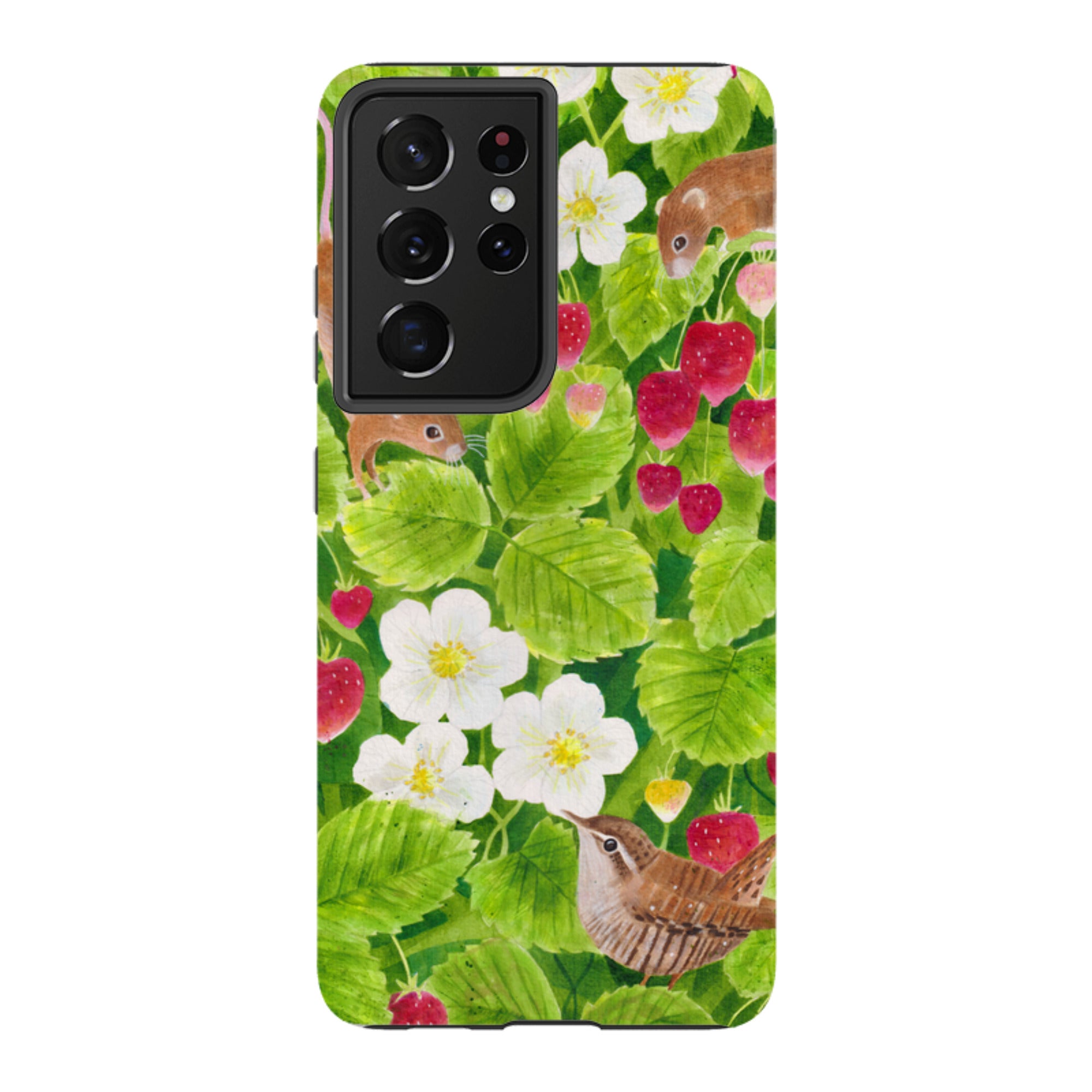Samsung Tough Case - Strawberry Thieves By Bex Parkin
