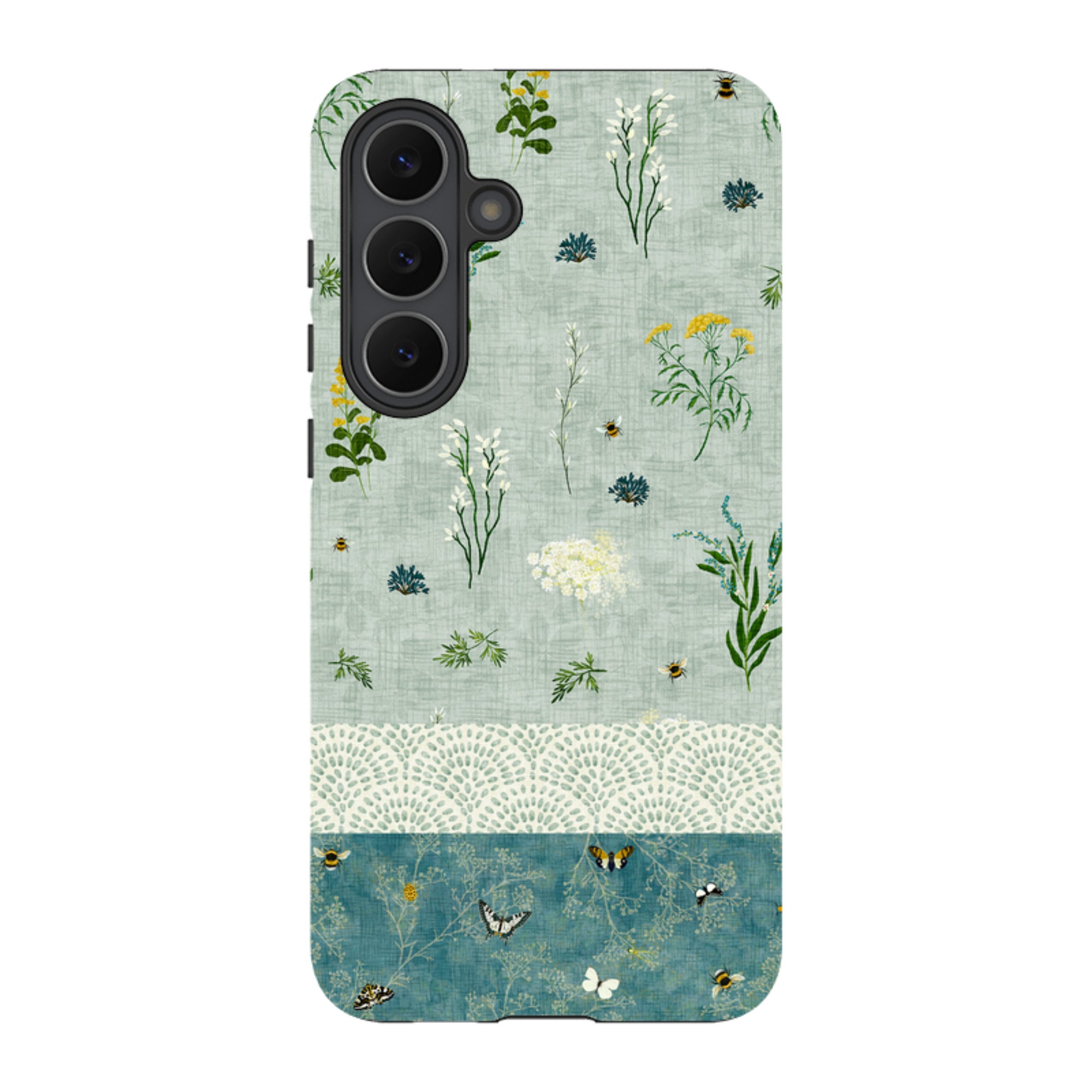 Samsung Tough  Case - Song Bird Florals and Bees 2 By Katherine Quinn