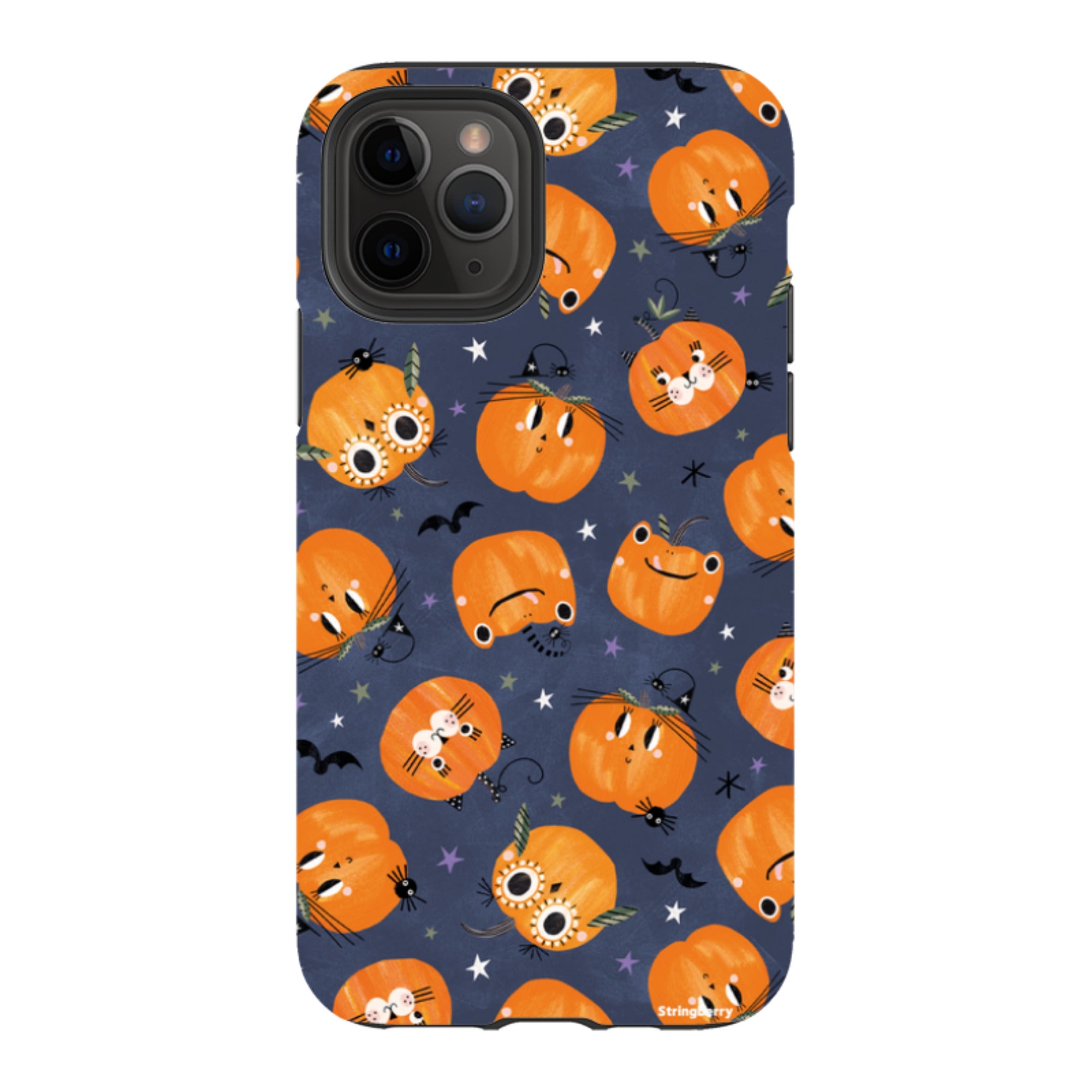 iPhone Tough Case - Halloween Pumpkin Dark By Ali Brookes