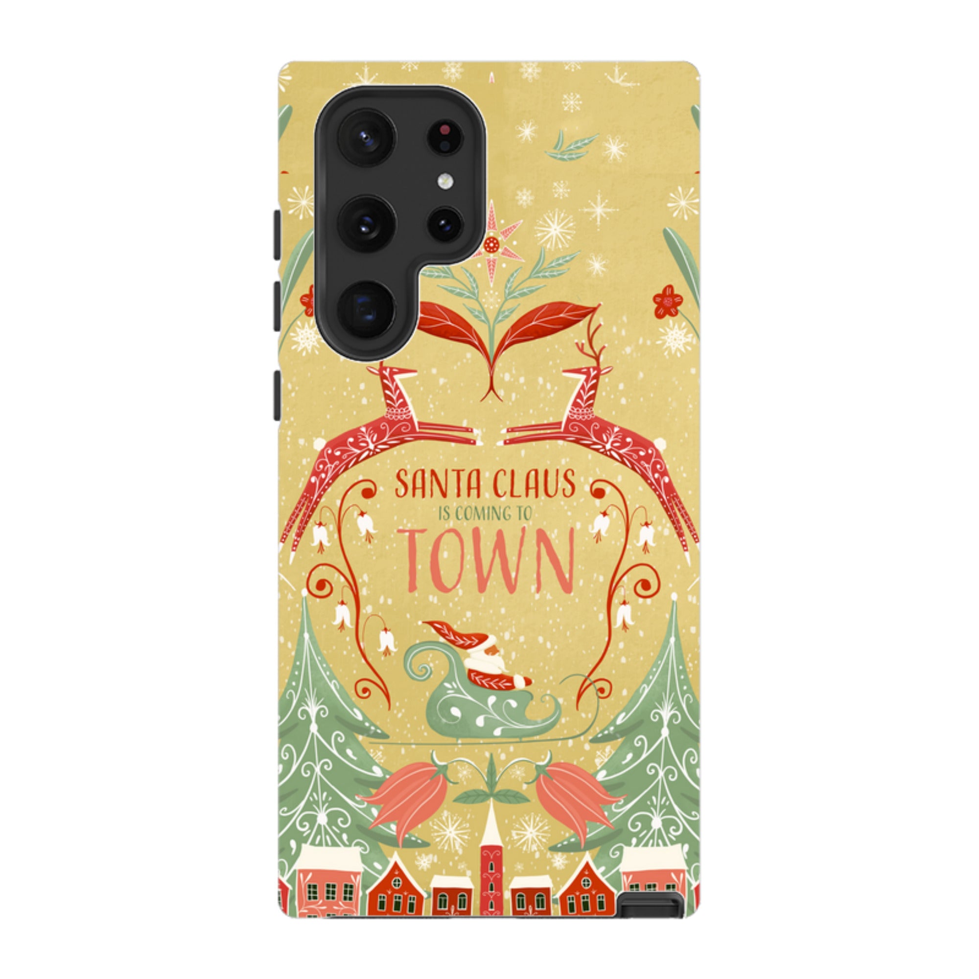 Samsung Tough Case - Santa Claus Is Coming To Town By Maja Lindberg