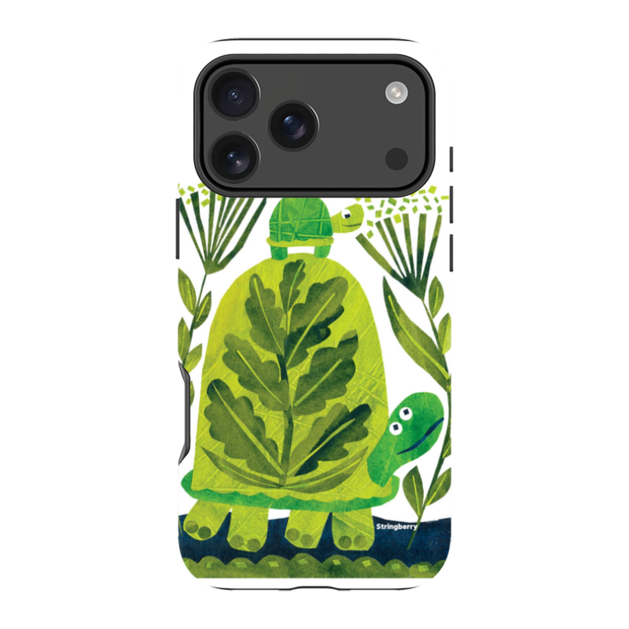 iPhone MagSafe Tough Case - Folk Tortoise By Tracey English