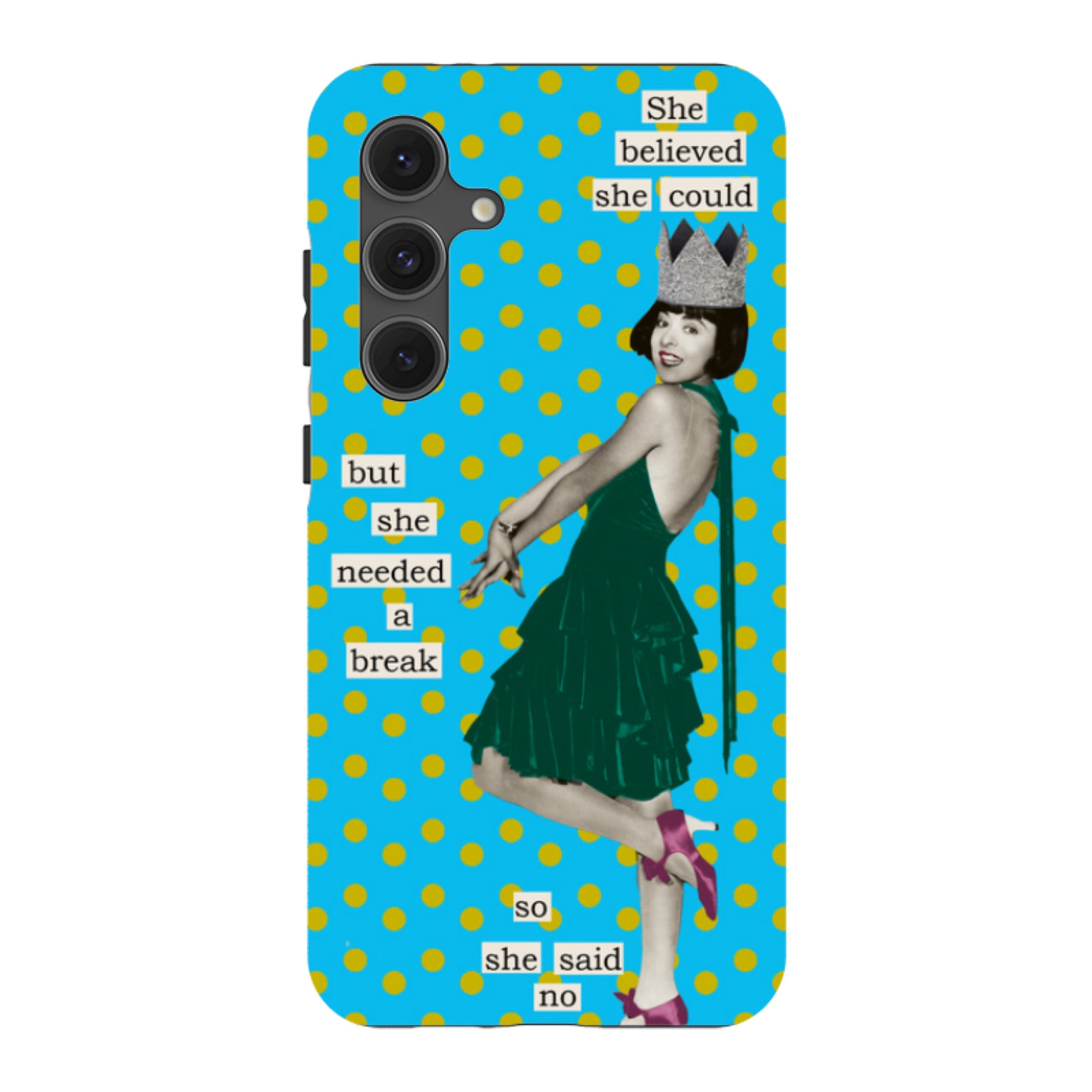 Samsung Tough Case - She Believed She Could By Clare Jordan