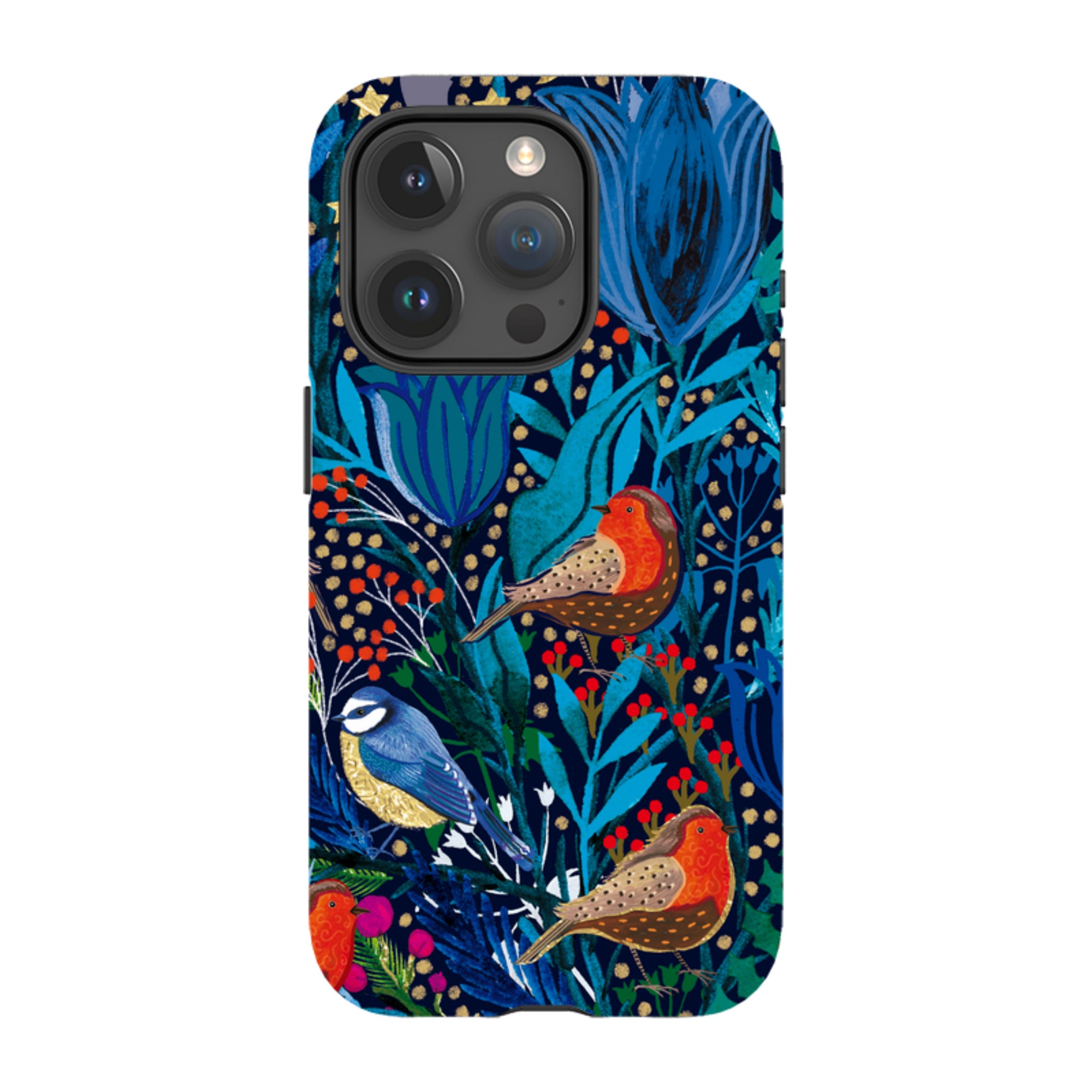 iPhone MagSafe Tough Case - Xmas Robin IV By Emma Frances Grant